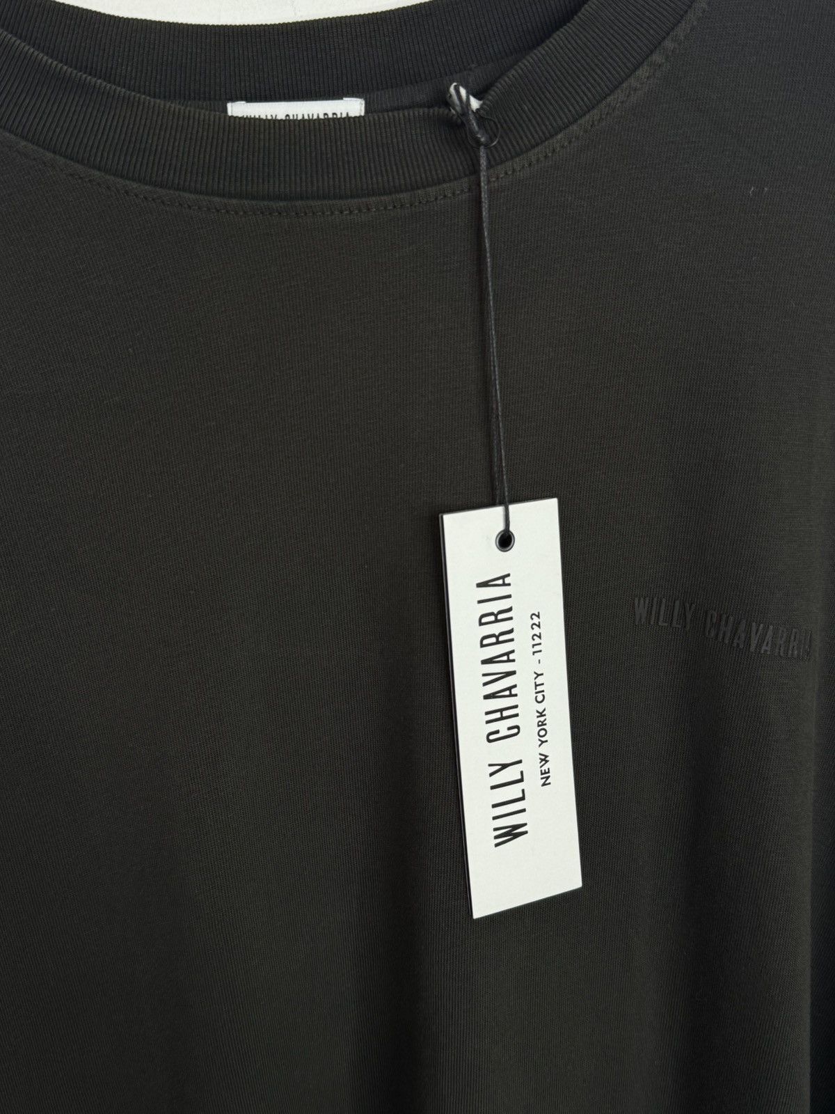 Willy Chavarria WILLY CHAVARRIA BUFFALO LS BLACK CLAY TEE Size US L / EU 52-54 / 3 - 6 Thumbnail