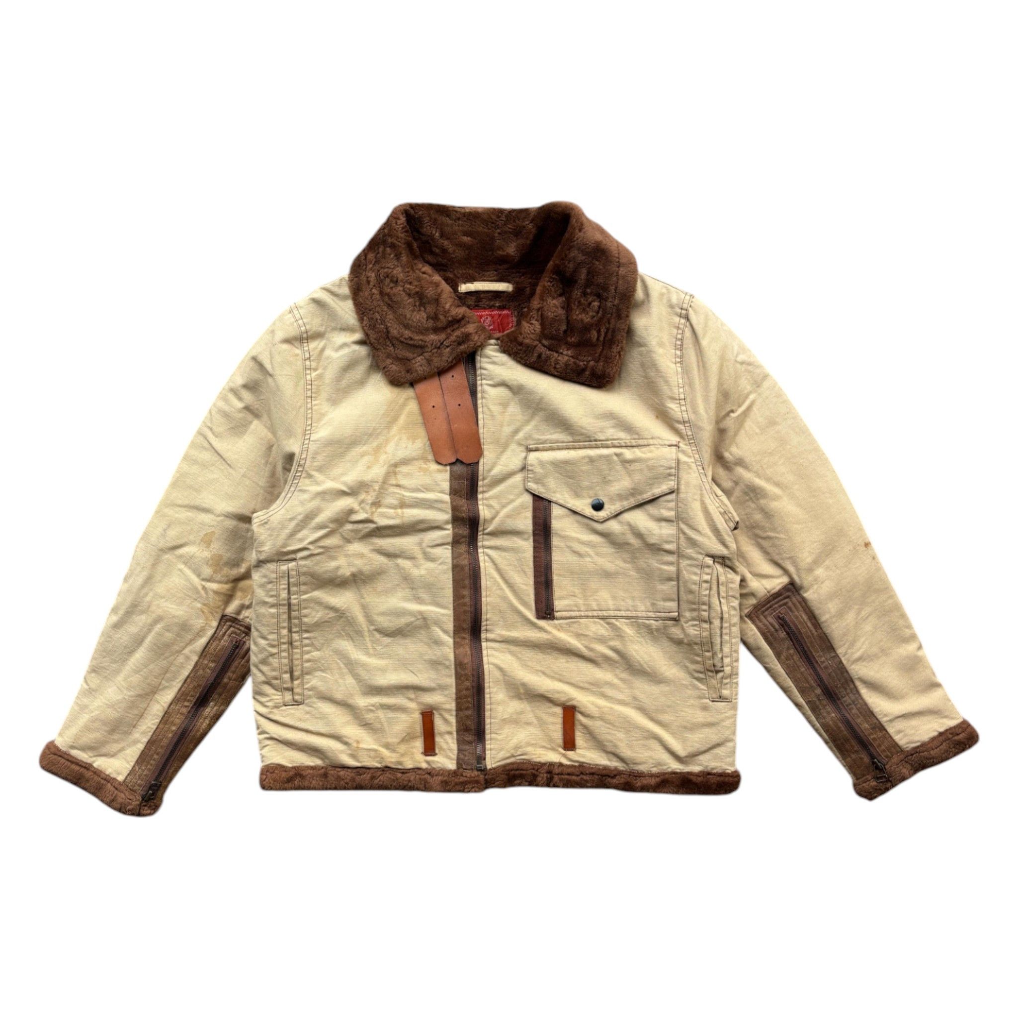 AVIREX （avirex officer's uniform) Avirex × Vintage Avirex Officer's Uniform B3 Aviator Flight Jacket