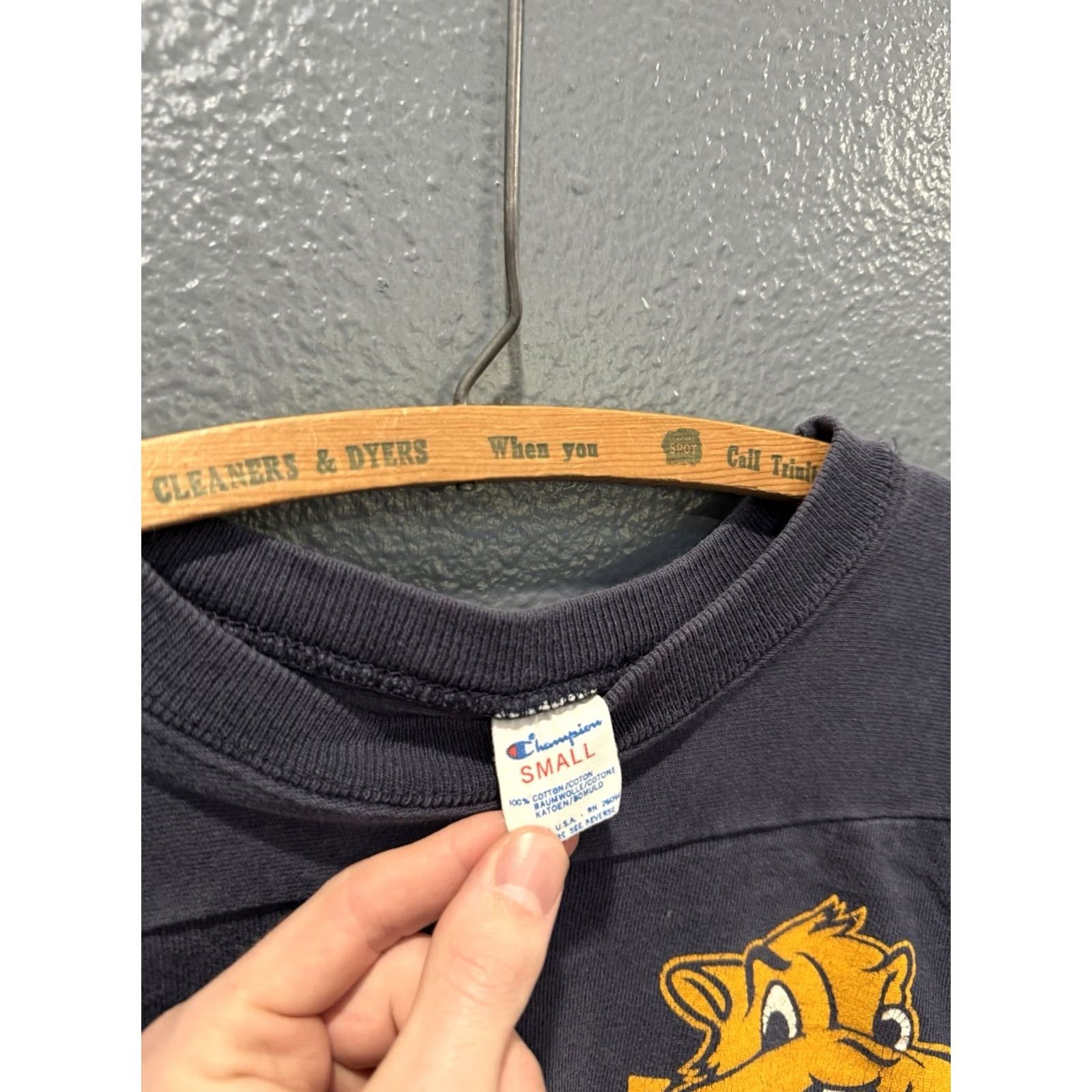 Champion VINTAGE Champion Raglan Shirt Small S 1970s Blue Cotton Bemidji State University Mens Size US S / EU 44-46 / 1 - 2 Thumbnail