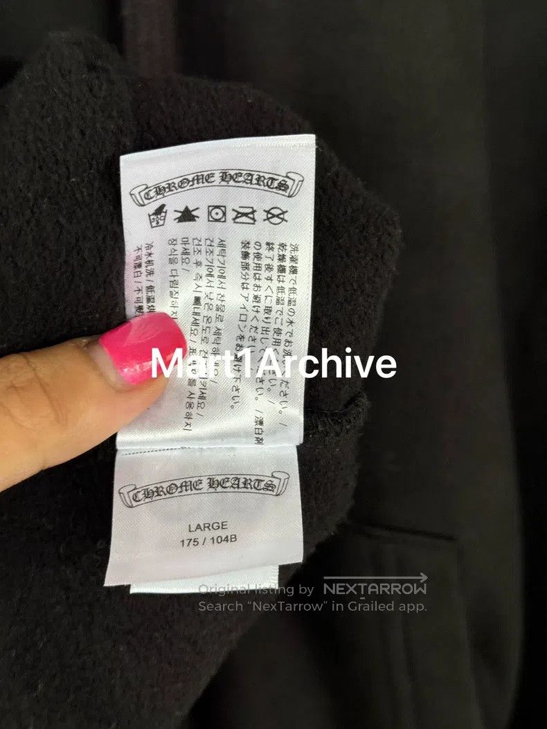 Chrome Hearts CHROME HEARTS Black Hoodie with Blue Limited Edition Horse Size US L / EU 52-54 / 3 - 8 Thumbnail