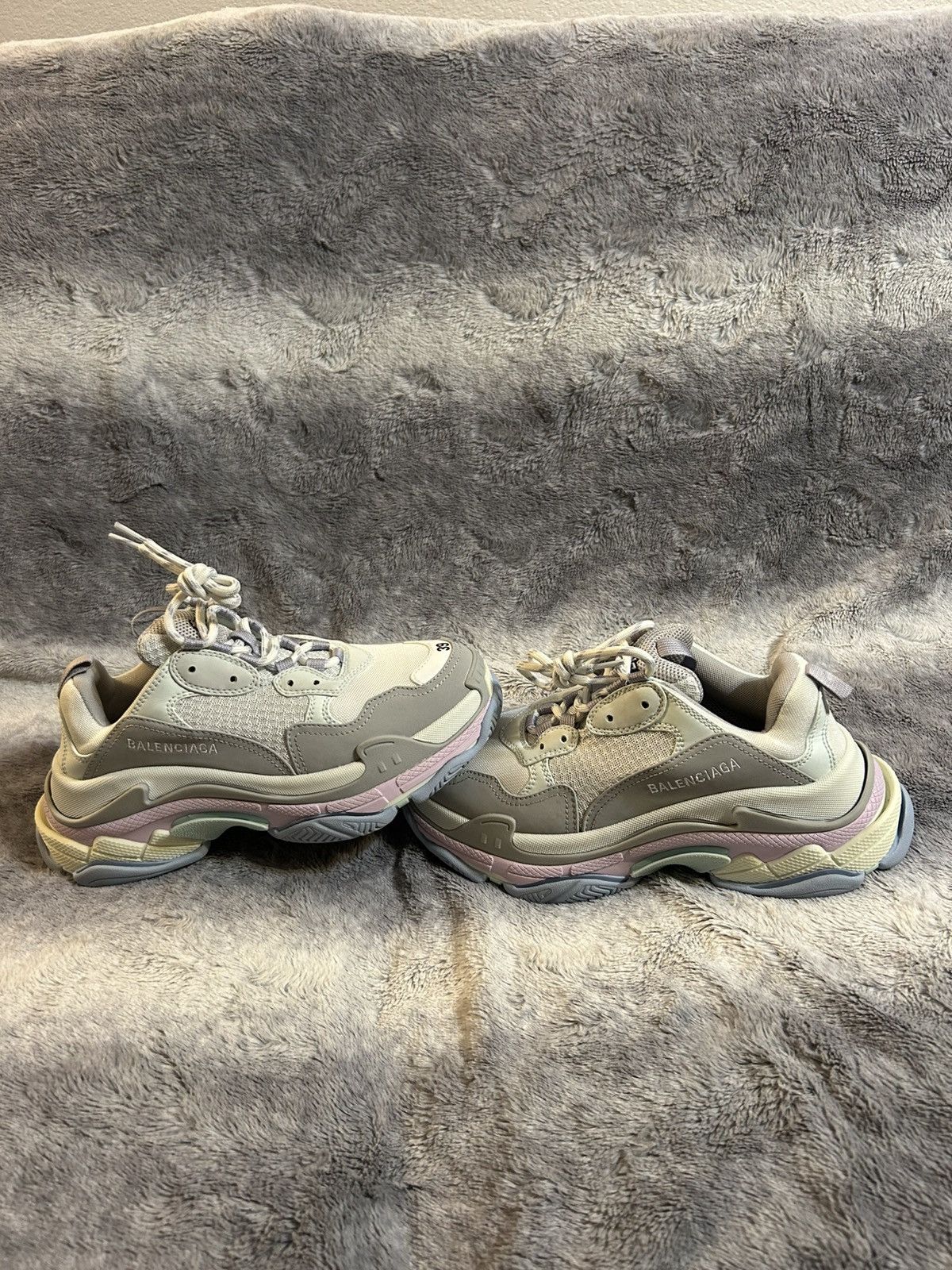 Balenciaga Balenciaga Women’s Triple S Sneaker Pastel Size 9 Pads Size US 9 / IT 39 - 1 Thumbnail