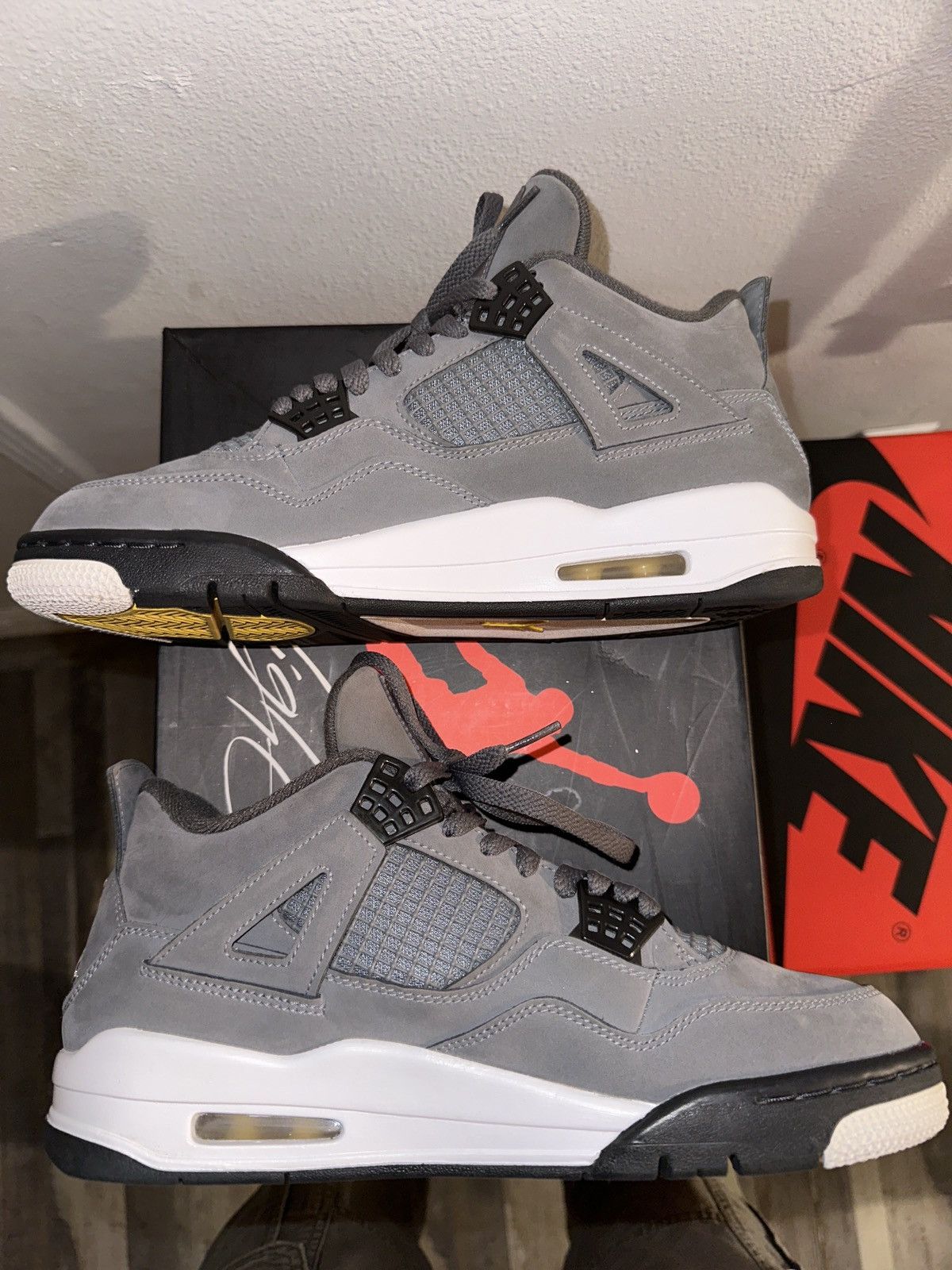 Jordan Brand × Nike Jordan 4 cool greys Size US 8.5 / EU 41-42 - 8 Thumbnail