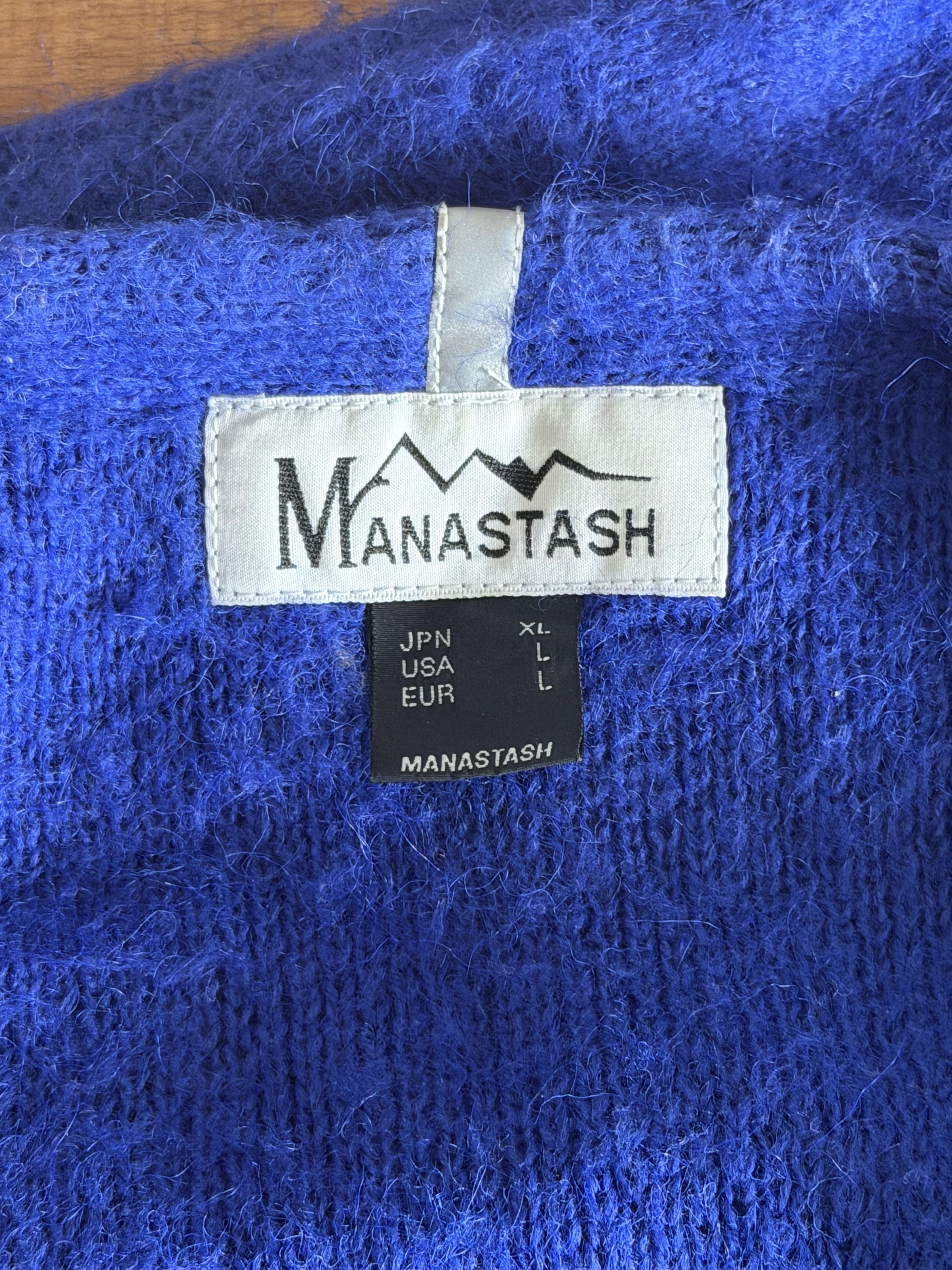 Manastash Cobalt Blue Cardigan Size US L / EU 52-54 / 3 - 6 Thumbnail
