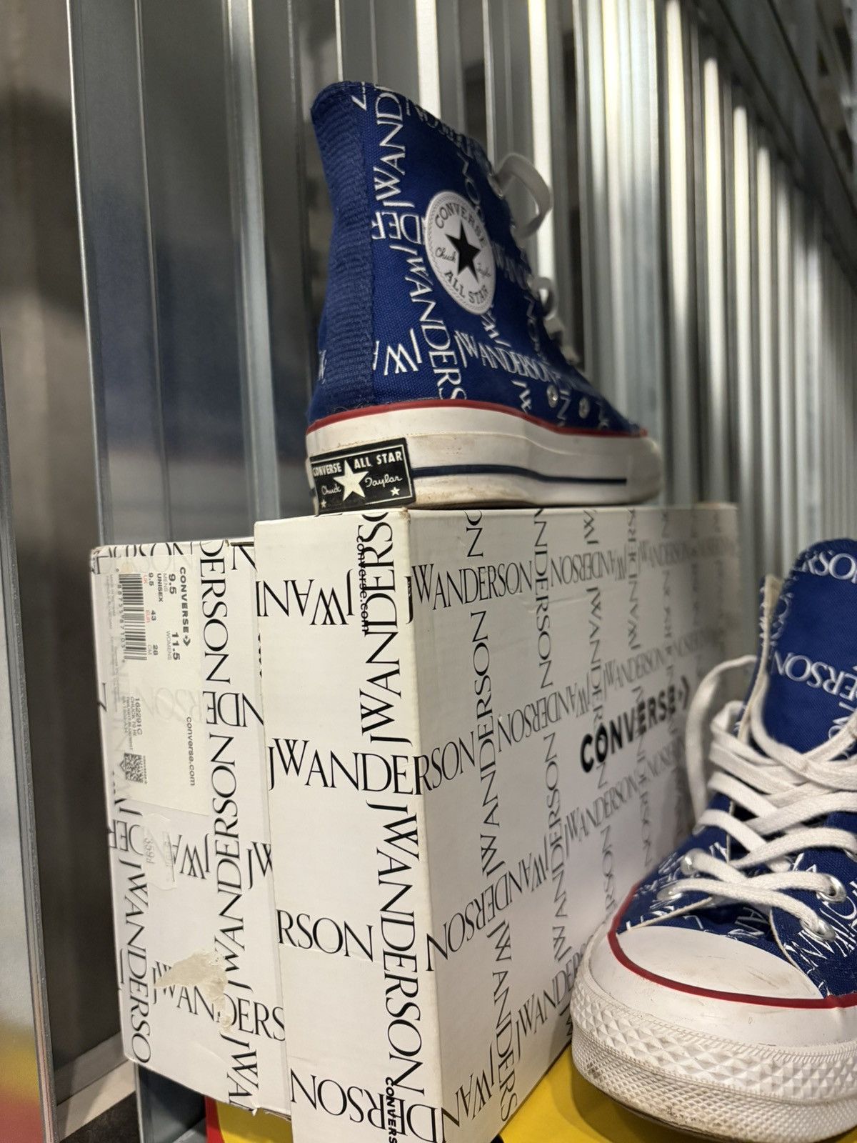 Converse × JW Anderson Converse Chuck Taylor All-Star Hi JW Anderson Print Blue Size US 9 / EU 42 - 2 Thumbnail