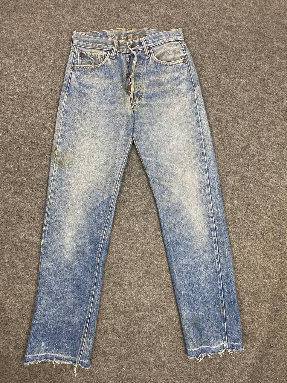 Levi's vintage 80s levis 501 redline selvedge denim nice design Size US 28 / EU 44 - 9 Thumbnail