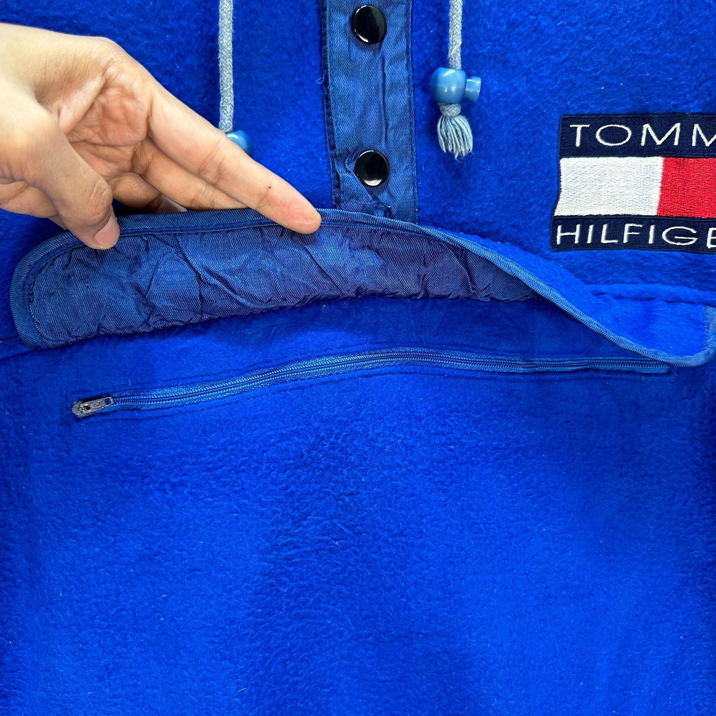 Tommy Hilfiger TOMMY HILFIGER SIGNATURE PULLOVER FLEECE JUMPER #7609-157 Size US L / EU 52-54 / 3 - 4 Thumbnail