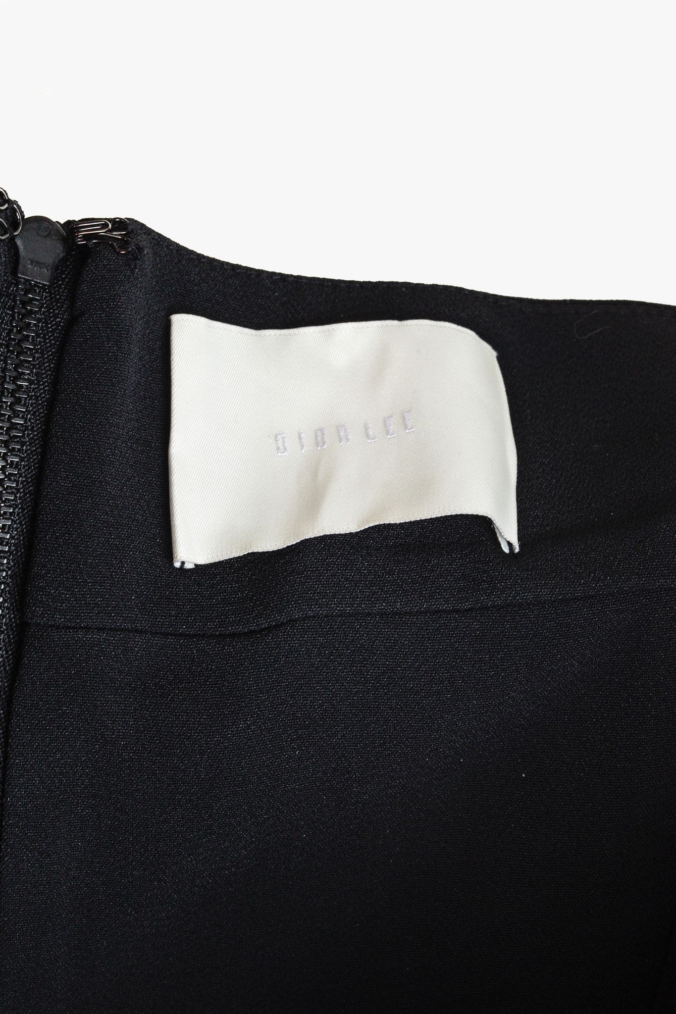 Dion Lee Dion Lee Black Stretch-Cady Off-Shoulder Midi Dress Size L / US 10 / IT 46 - 9 Thumbnail