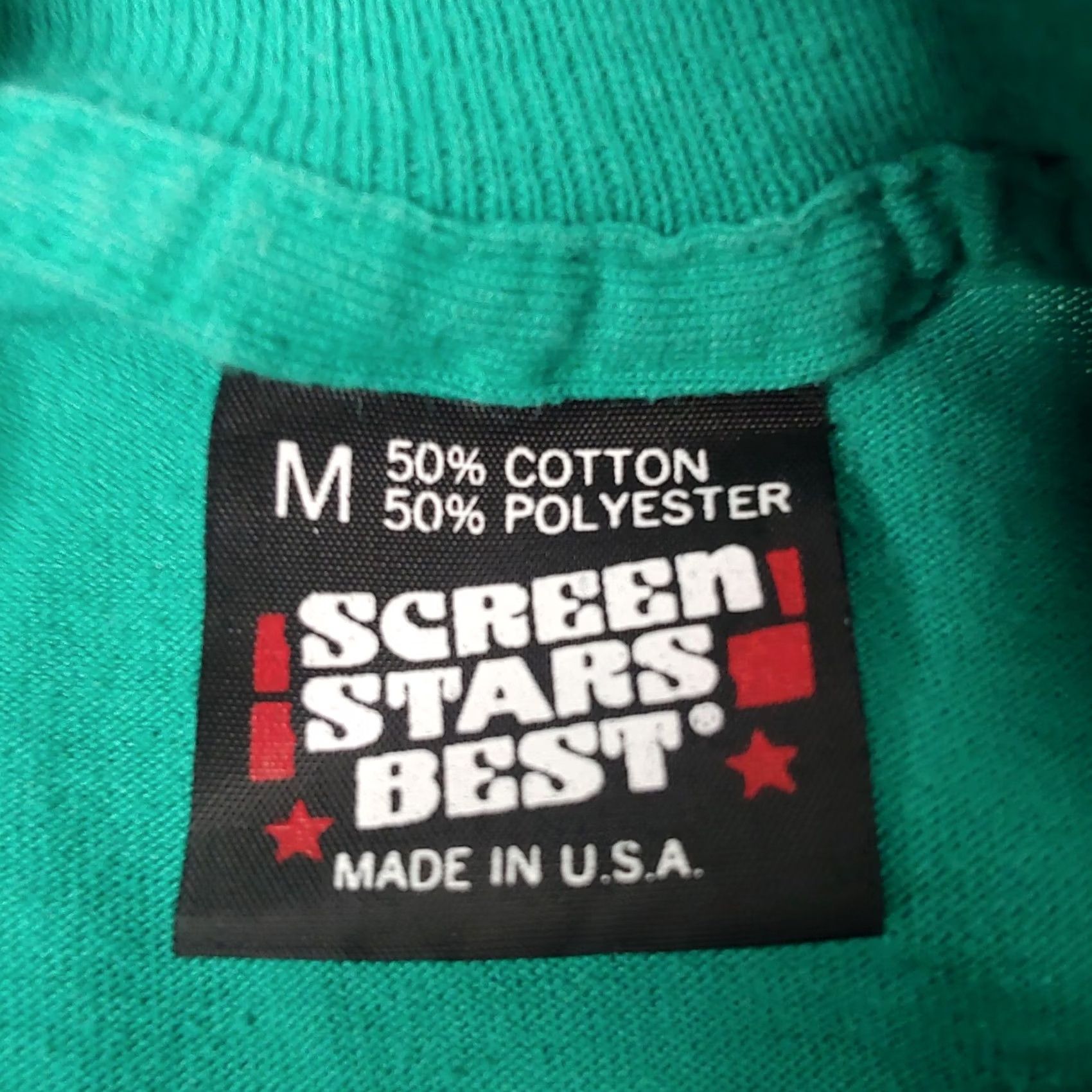 Vintage VINTAGE Screen Stars Red Rock Canyon Nevada Shirt M Blue-Green Cotton Blend Knit Graphic Tee Short Sleeve Crew Neck Men Size US M / EU 48-50 / 2 - 4 Thumbnail