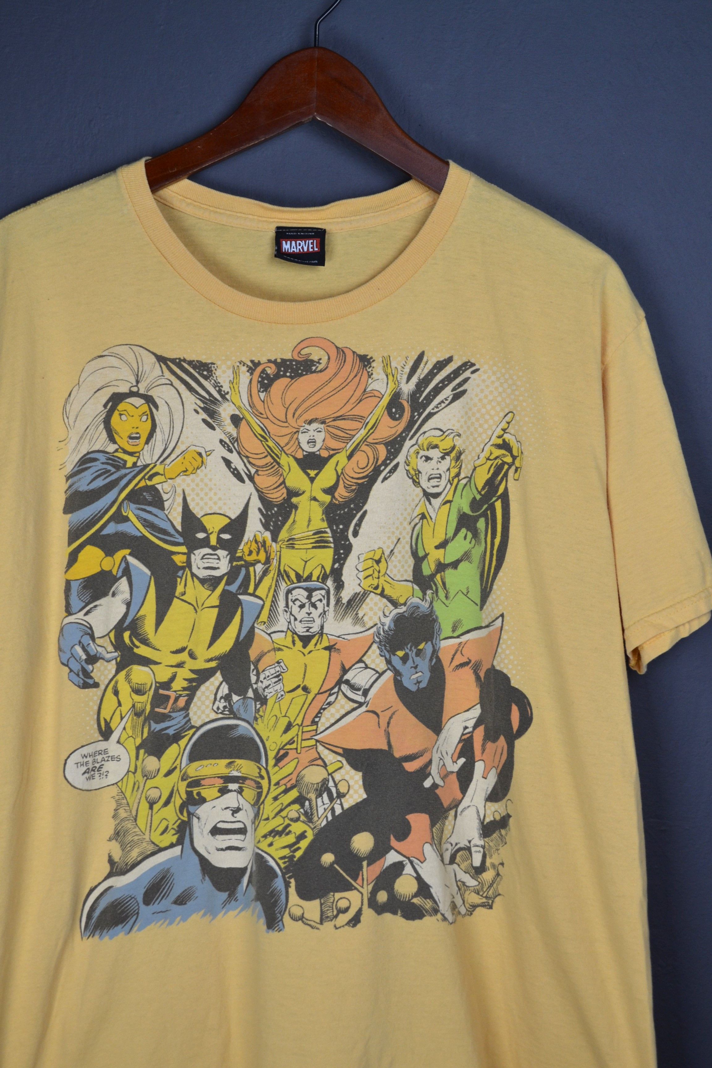Marvel Comics X Men Marvel Mad Engine T-shirt Vintage L Size US L / EU 52-54 / 3 - 1 Thumbnail