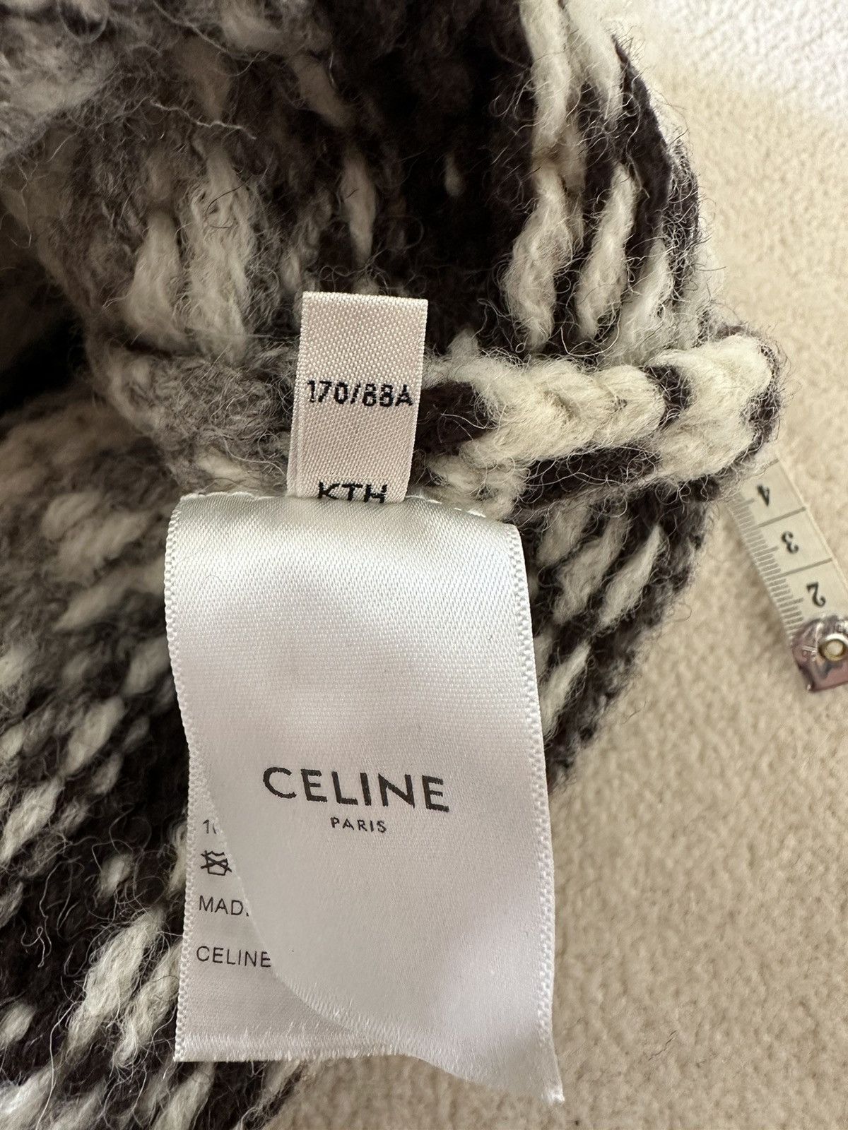 Celine FW21 $1350 OVERSIZED SHETLAND BAJA PULLOVER Hoodie Hedi M Size US M / EU 48-50 / 2 - 16 Thumbnail