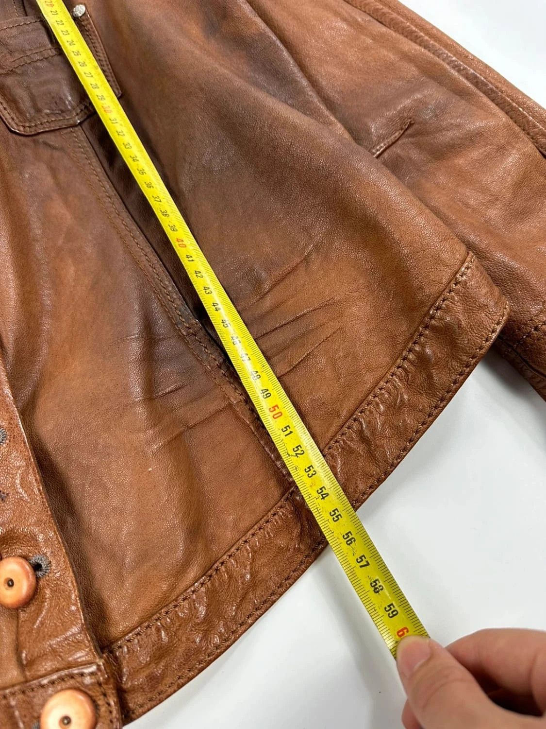 Marithe + Francois Girbaud Marithé + Francois Girbaud Patch Leather jacket Brown Size M / US 6-8 / IT 42-44 - 18 Thumbnail