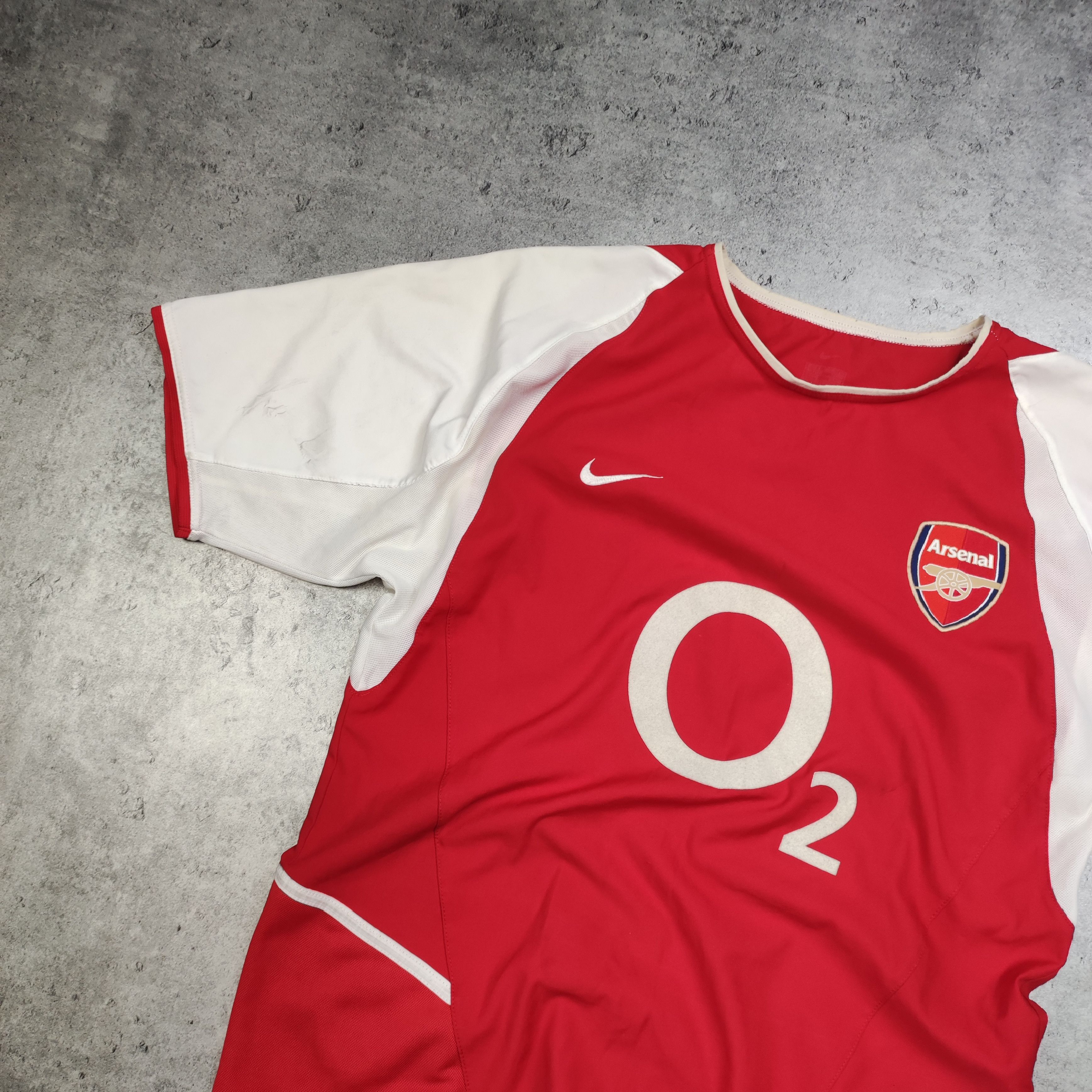 Nike × Vintage RARE Arsenal London 2003 x Nike Football Home Jersey Size US M / EU 48-50 / 2 - 3 Thumbnail