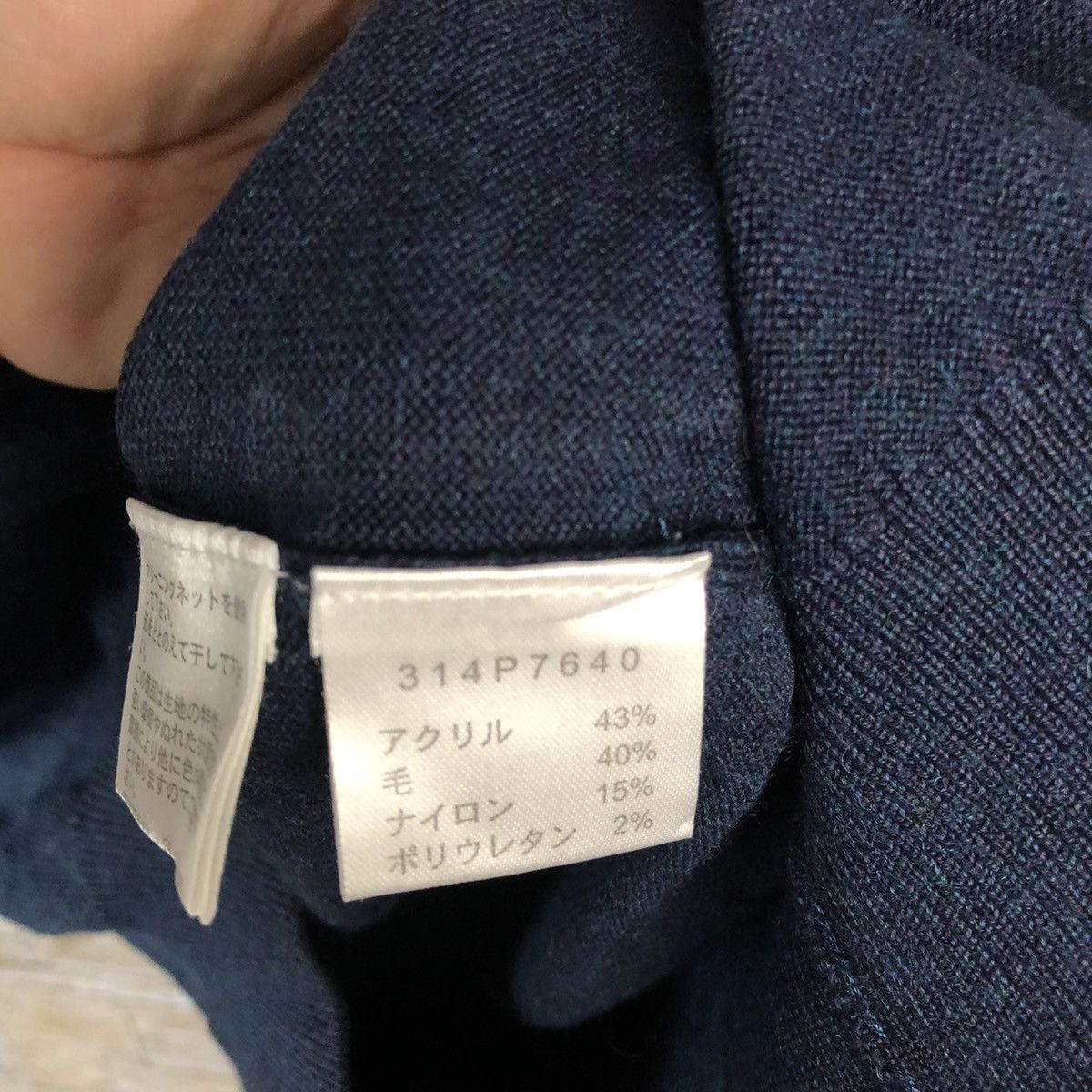 Golden Bear × Homespun Knitwear × Vintage Golden Bear vintage Dark Blue Knitwear #A848 Size US M / EU 48-50 / 2 - 12 Thumbnail