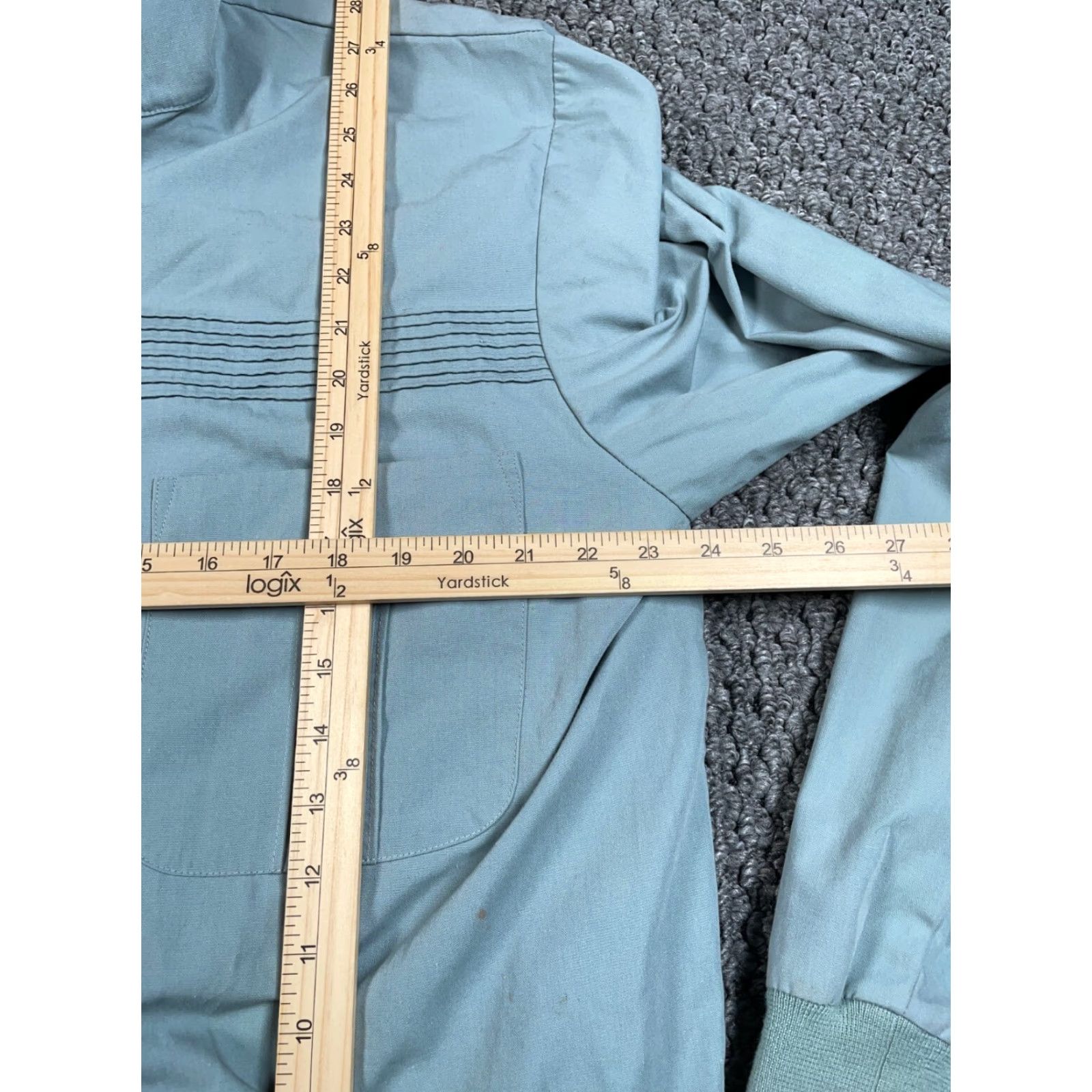 Blair VTG 80s John Blair Zip Shirt Jacket Adult XL Gray Shacket Lightweight Retro Size US XL / EU 56 / 4 - 6 Thumbnail