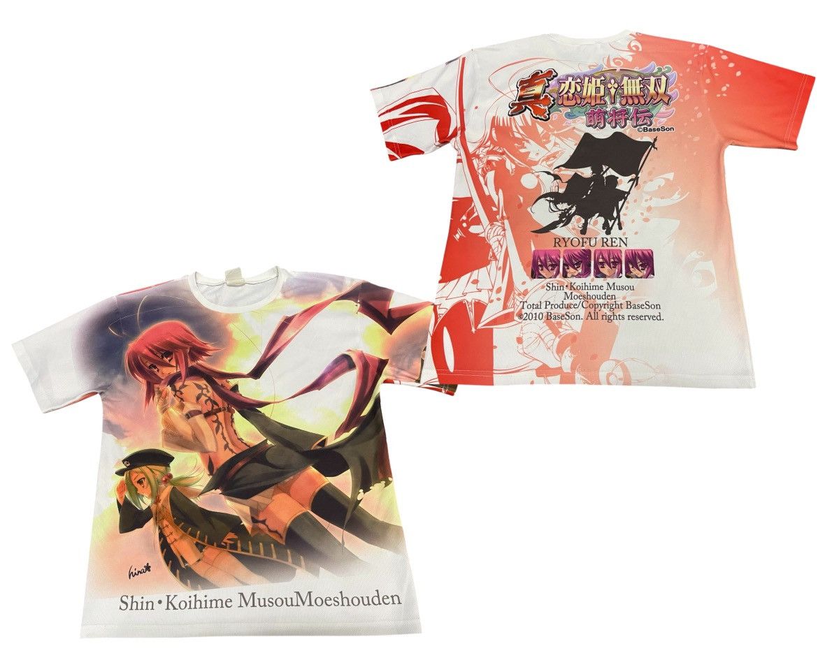 Anime 2010 SHIN KOIHIME MUSOU ROFU (LOVE) ALL OVERPRINT SHIRT Size US M / EU 48-50 / 2 - 1 Thumbnail