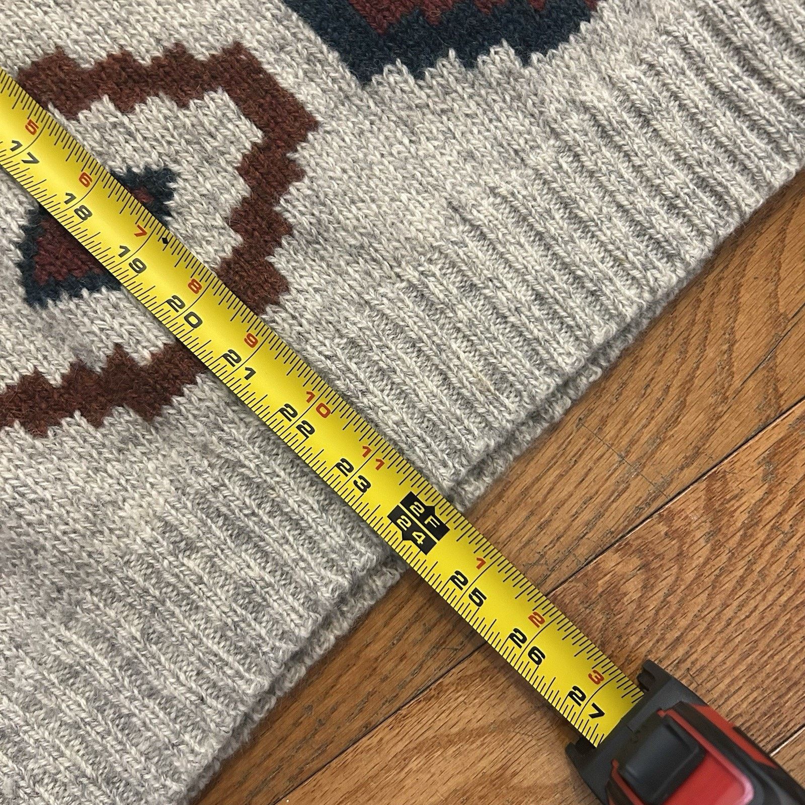 Vintage × Woolrich Woolen Mills 90s Wool Knit Southwestern Aztec Pullover Sweater Large Size US L / EU 52-54 / 3 - 6 Thumbnail