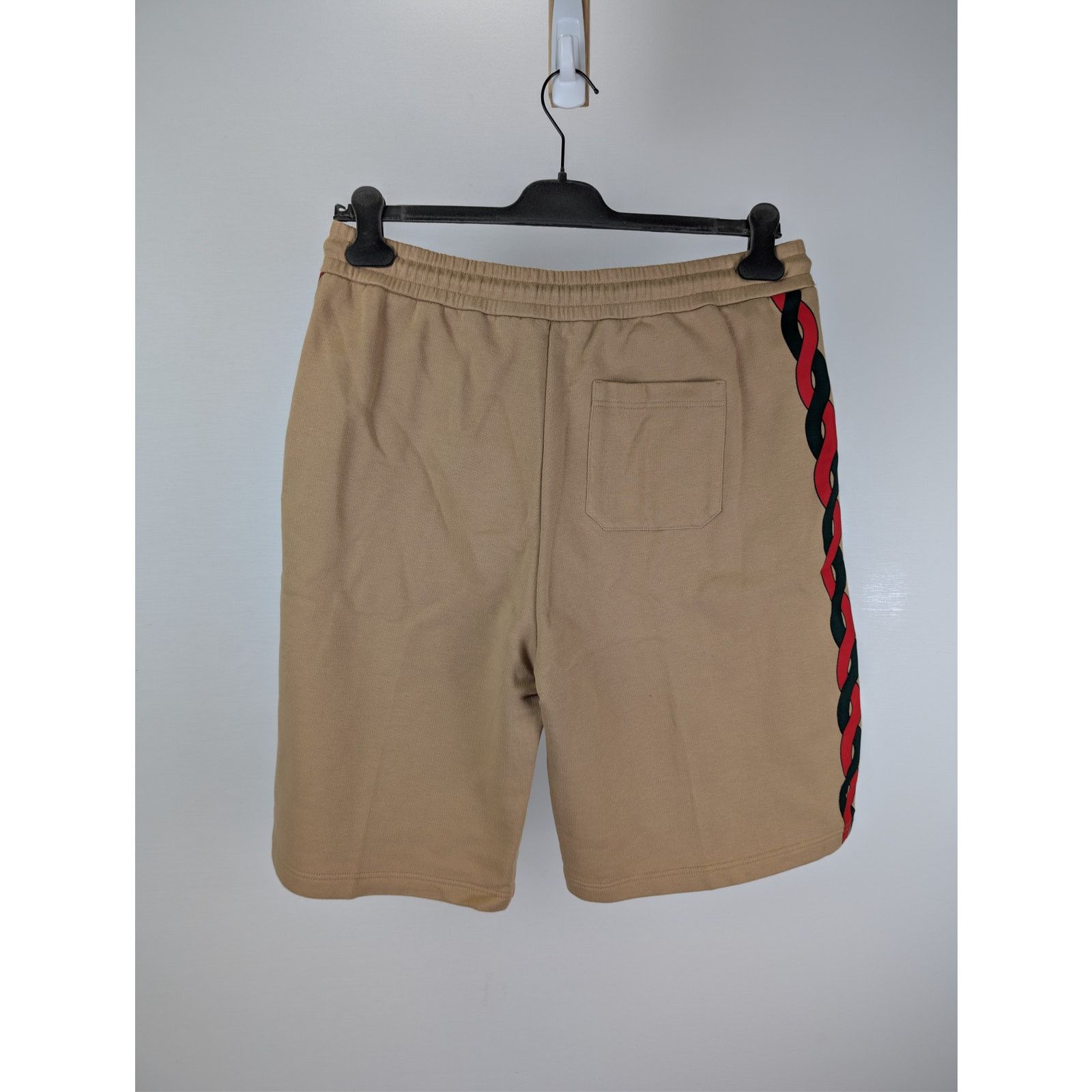 Gucci o1rshd1 Light Felted Cotton Jersey Basket Pant Short Camel Size US 36 / EU 52 - 8 Thumbnail