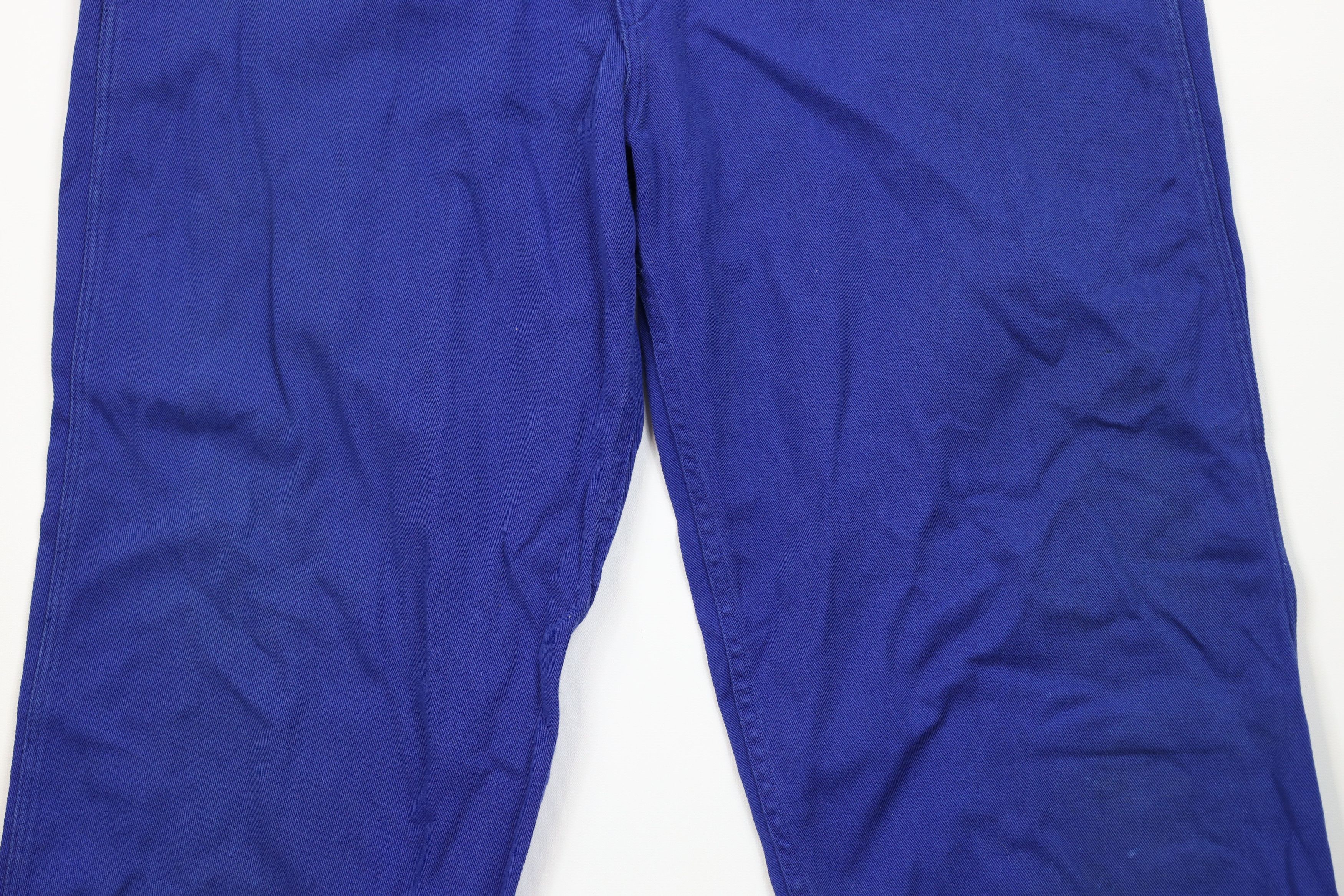 Vintage Vintage 40s 50s Button Fly Baseball Uniform Pants Blue USA Size US 34 / EU 50 - 3 Thumbnail