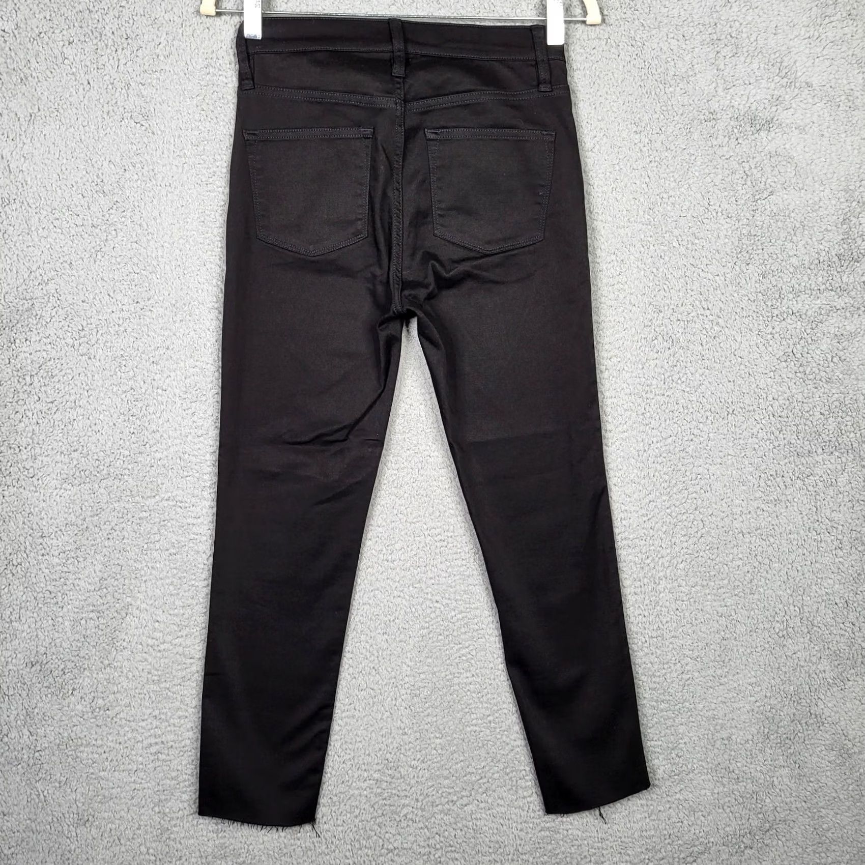J.Crew J.Crew Jeans 9" High-Rise Toothpick Women's Size 27 Black Denim 5-Pocket Regular Fit Vintage No N/A Size 27" / US 4 / IT 40 - 7 Thumbnail