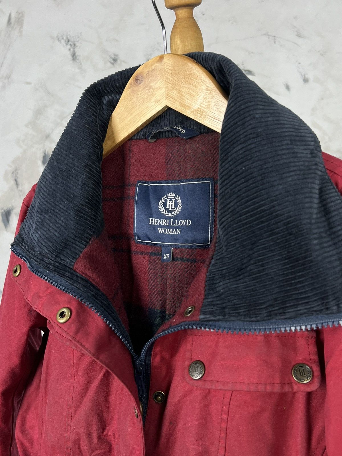 Vintage Vintage Henri Lloyd Waxed Jacket Size XS - S Size XS / US 0-2 / IT 36-38 - 10 Thumbnail