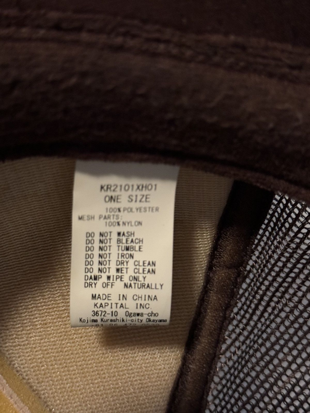 Kapital Kapital Trucker Hat Size ONE SIZE - 5 Thumbnail