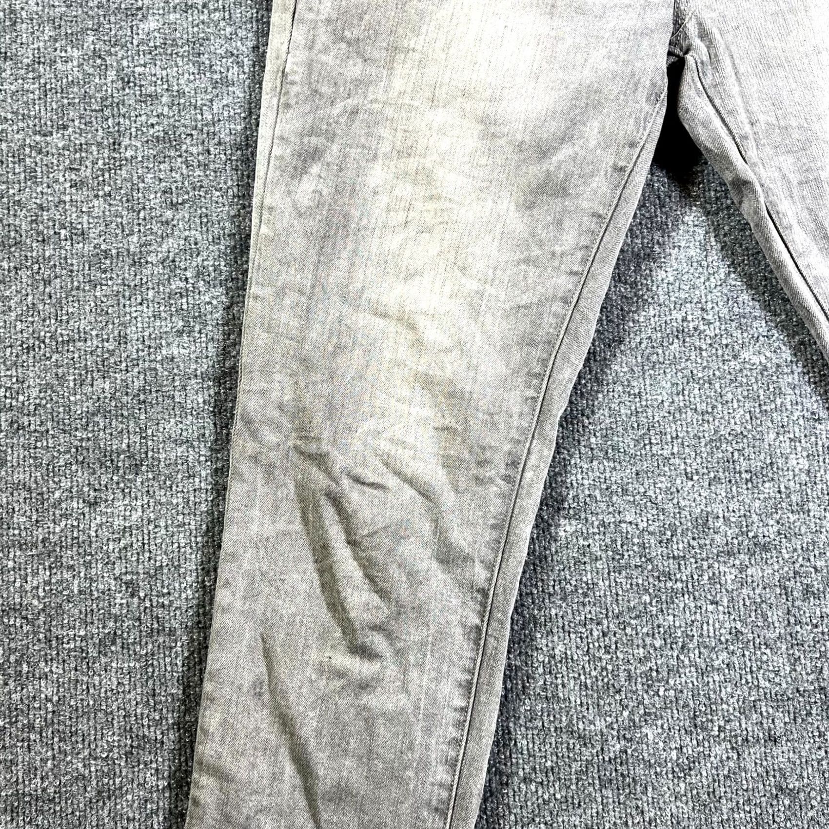 Vintage Arizona Jeans Mens 30x30 Gray Denim Cotton Skinny Leg Outdoor Size US 30 / EU 46 - 5 Thumbnail