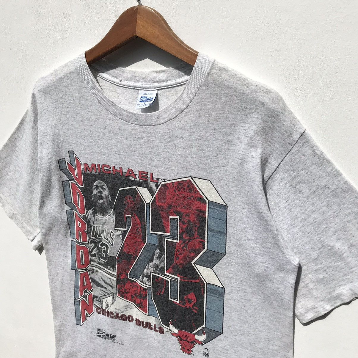NBA × Vintage 🔥Rare🔥Vintage 1990 Michael Jordan Chicago Bulls NBA Tee Size US M / EU 48-50 / 2 - 6 Thumbnail