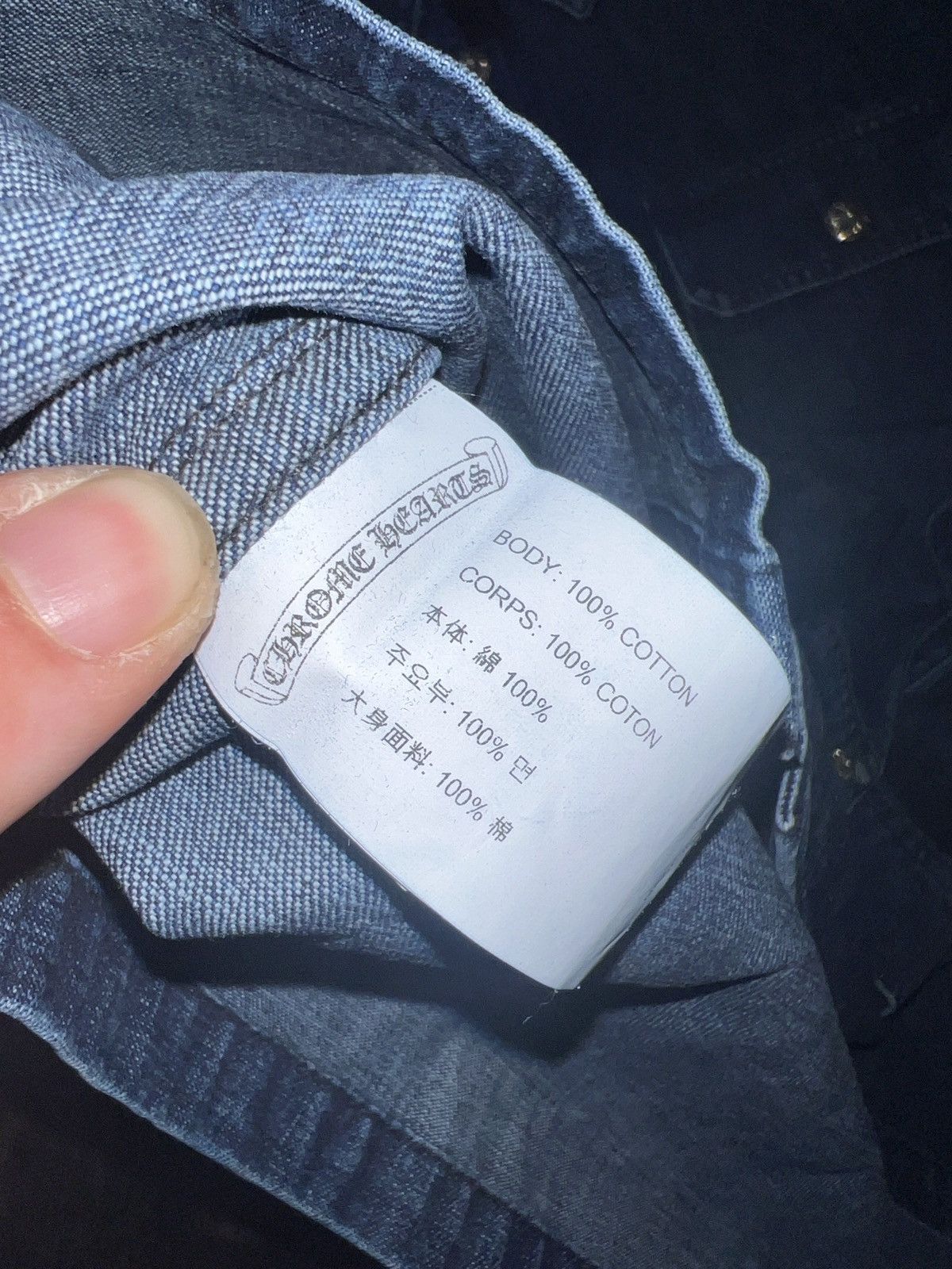 Chrome Hearts Chrome Hearts Denim Button Up Size US L / EU 52-54 / 3 - 4 Thumbnail
