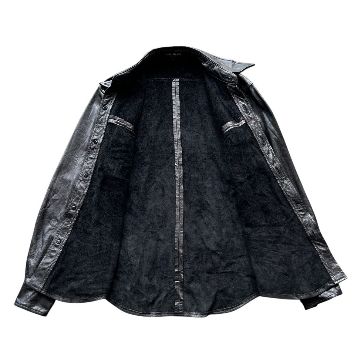 If Six Was Nine 🔥 Royal Flash Cowhide Button Shirt Jacket Made In Japan Size US M / EU 48-50 / 2 - 6 Thumbnail