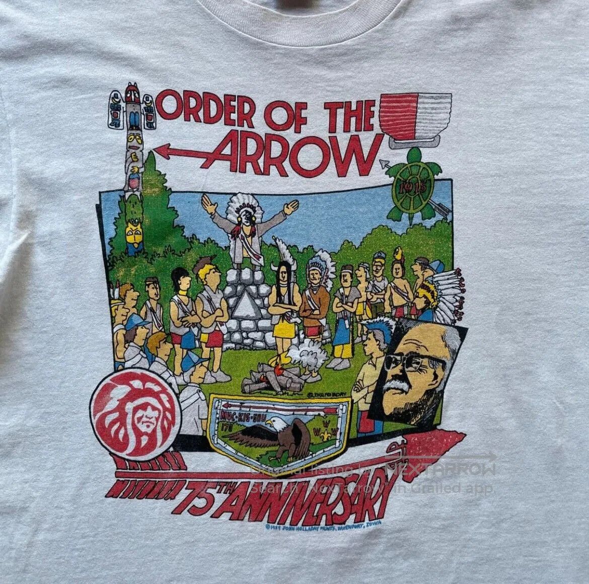 Fruit Of The Loom Vintage Fruit of the Loom T-Shirt. Size US L / EU 52-54 / 3 - 3 Thumbnail