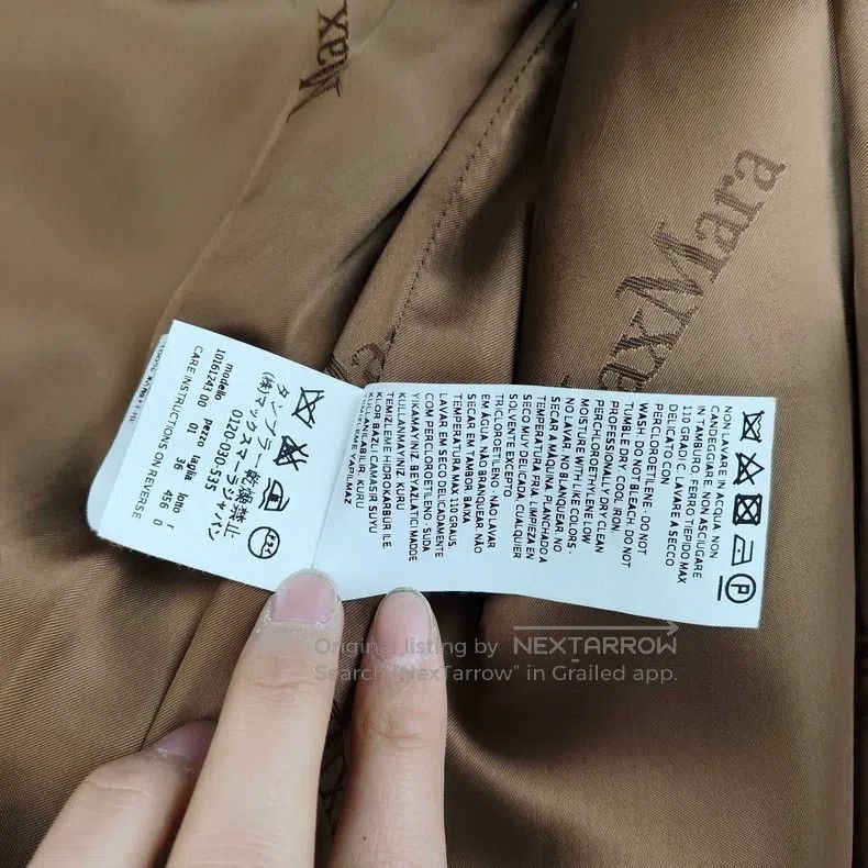 Max Mara Max Mara Brown Cashmere Coat Size XS / US 0-2 / IT 36-38 - 6 Thumbnail