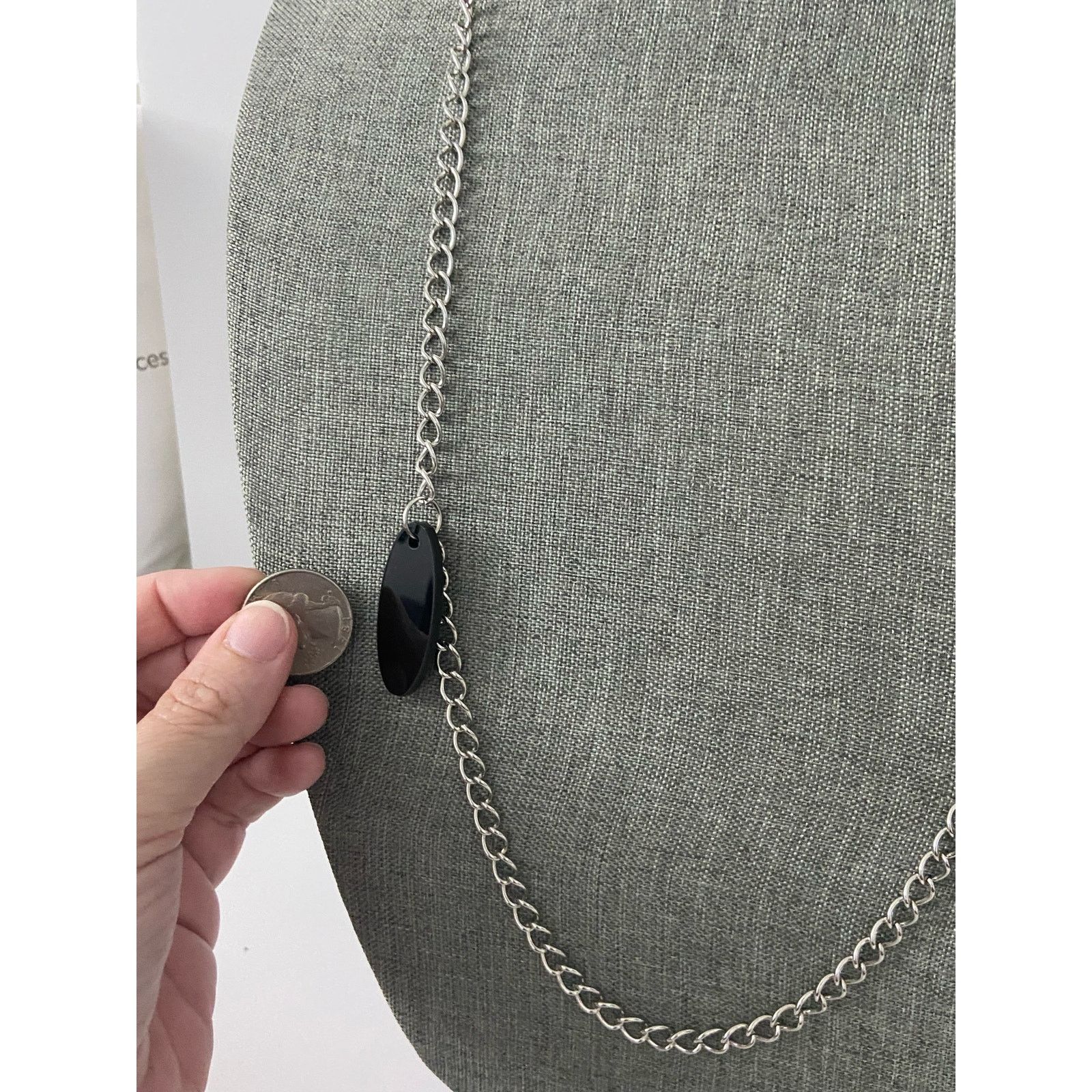Other long chain necklace with surfboard style charms Size ONE SIZE - 2 Thumbnail
