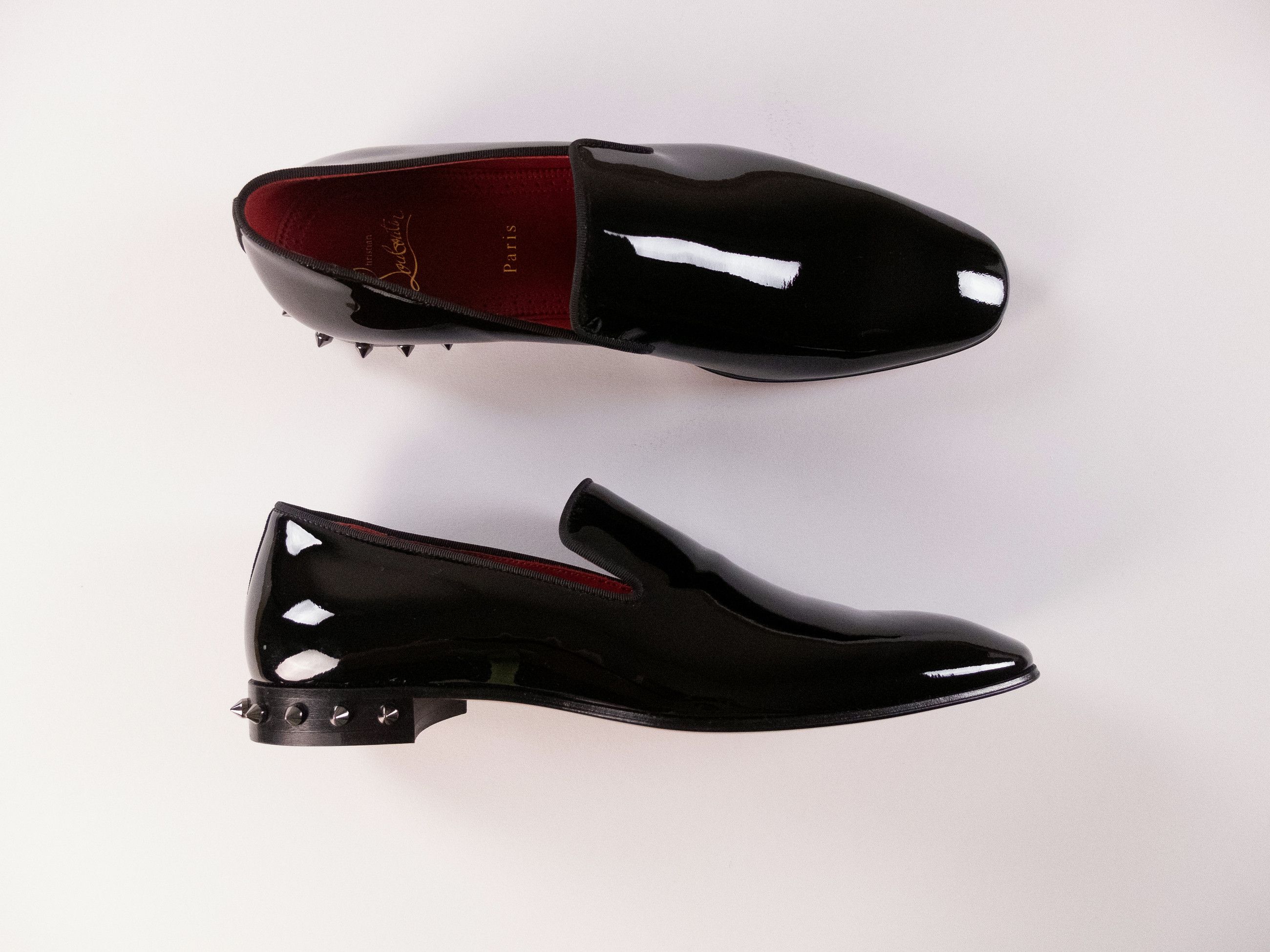 Christian Louboutin CHRISTIAN LOUBOUTIN Marquees black patent leather shoes 9 42 Size US 9 / EU 42 - 6 Thumbnail