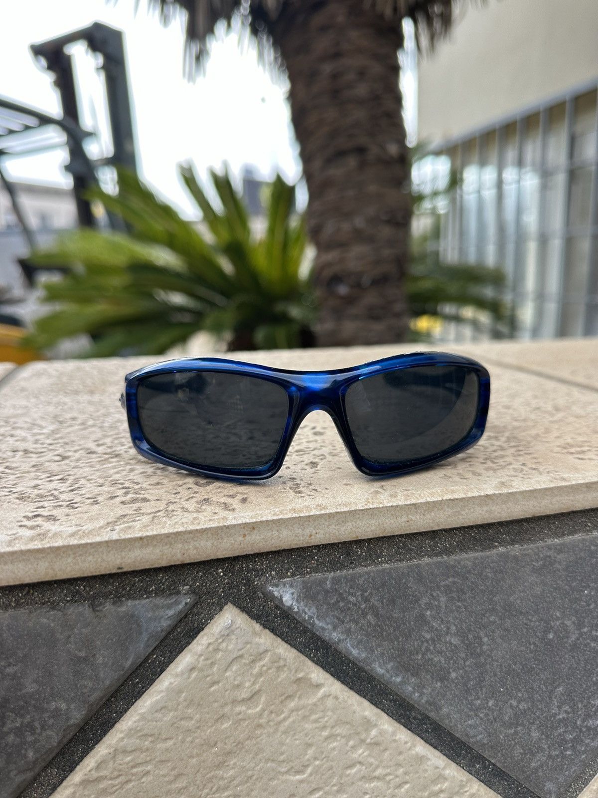 Oakley Oakley Sunglasses Blue 6635 Size ONE SIZE - 2 Thumbnail