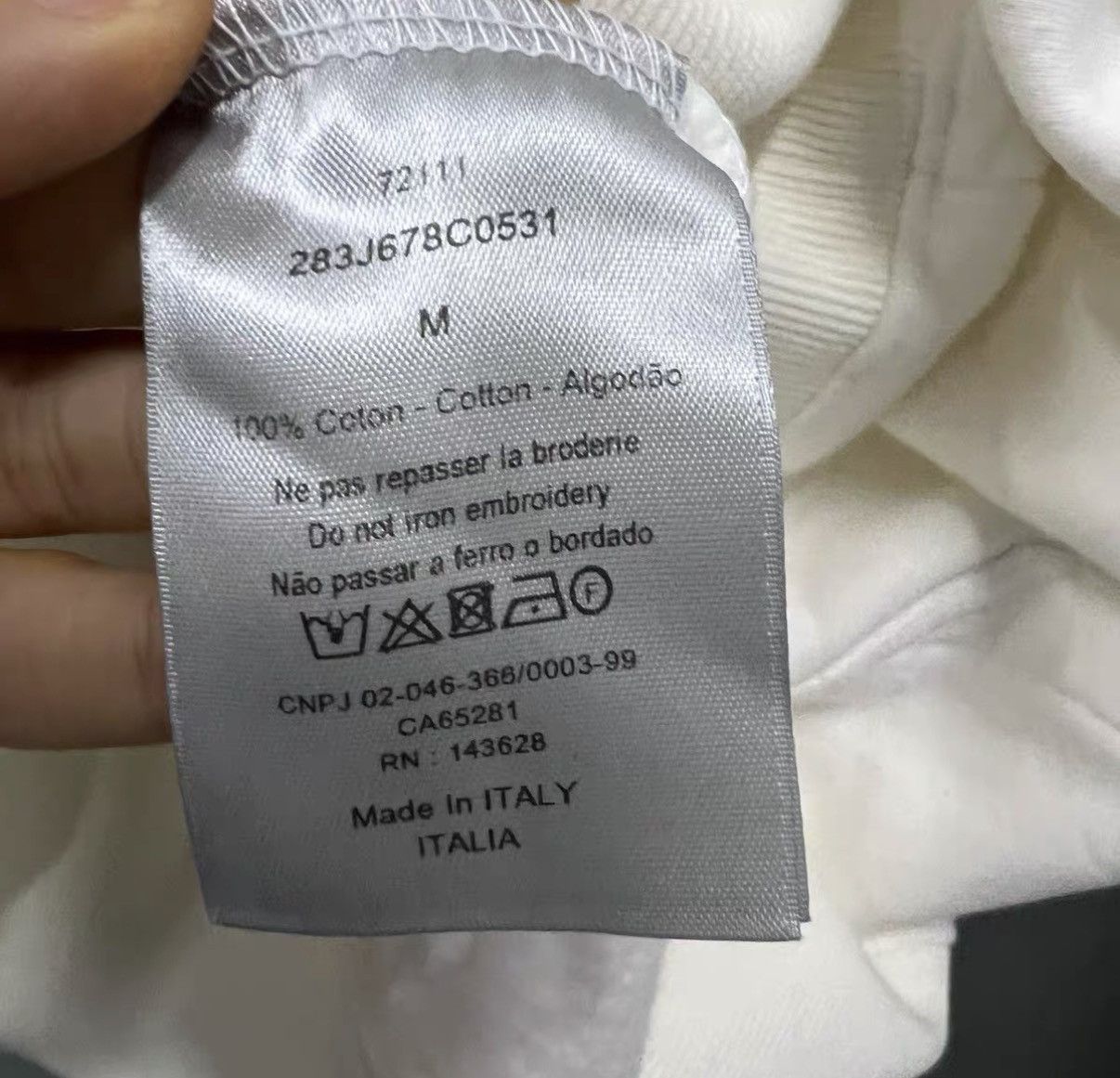 Dior Dior × Travis Scott Co-branded Embroidered Logo Hoodie J41 Size US M / EU 48-50 / 2 - 4 Thumbnail