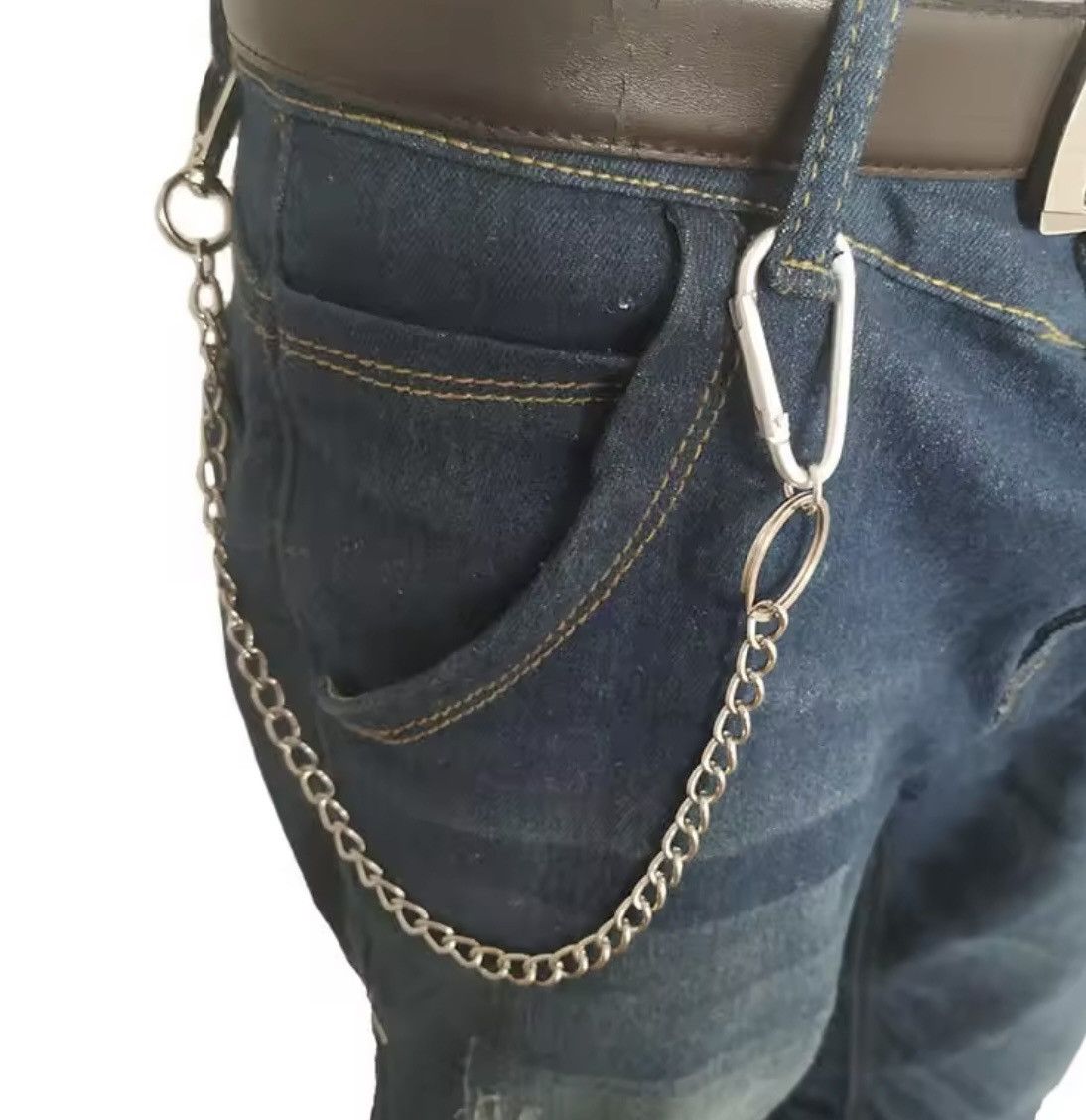 Jewelry Long Metal Wallet Belt Chain Size ONE SIZE - 1 Thumbnail