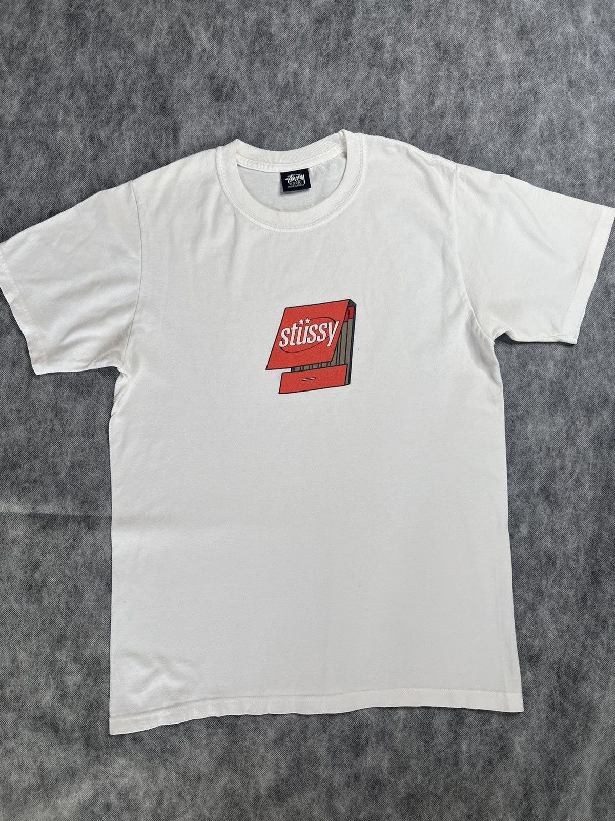 ★関税込★Stussy★Stussy Greensleeves 45 T-Shirt White★ ☆関税込☆Stussy☆Stussy Greensleeves 45 T-Shirt White☆ T