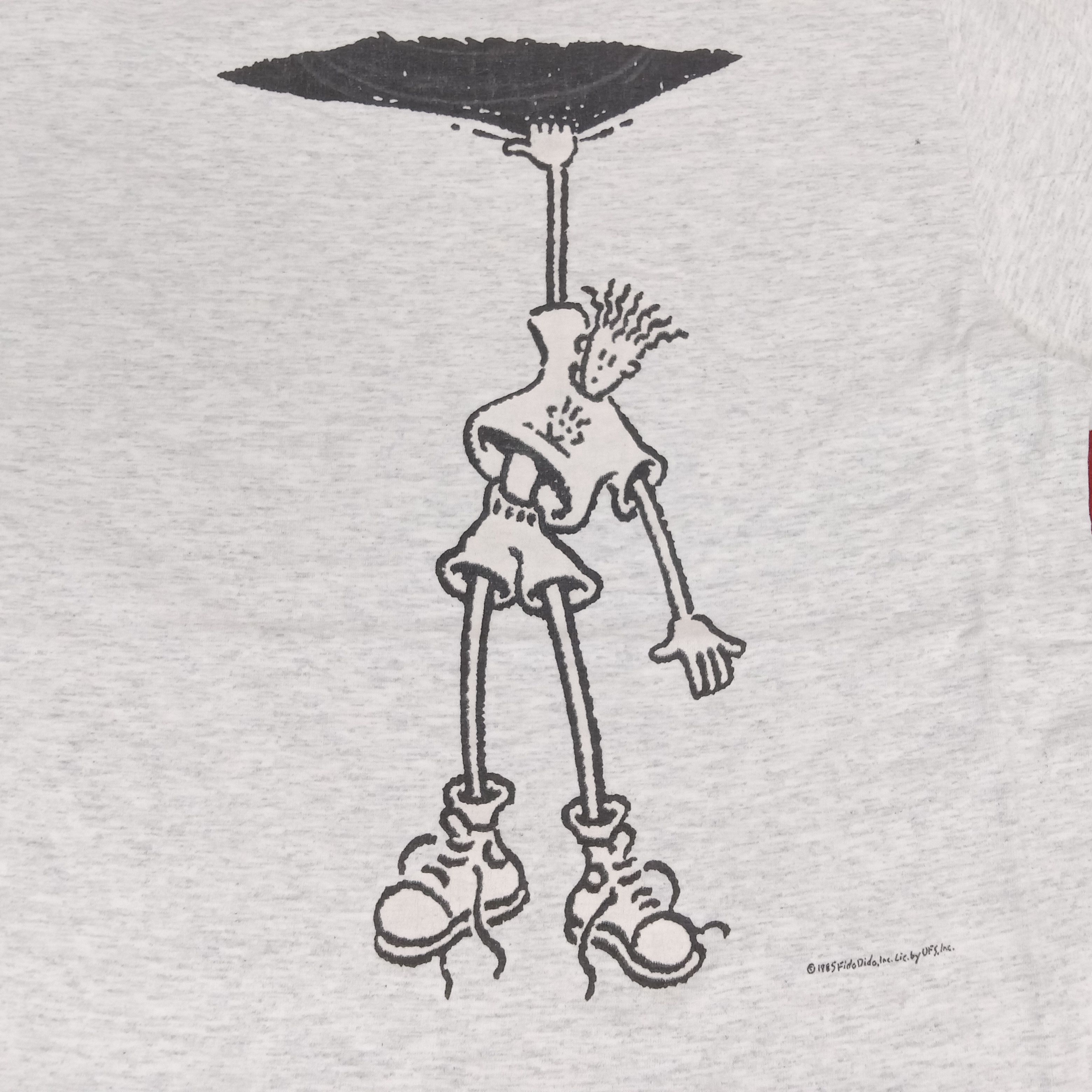 Changes × Vintage Fido Dido Cartoon Hang In There Design Vintage Tshirt Size US M / EU 48-50 / 2 - 2 Thumbnail