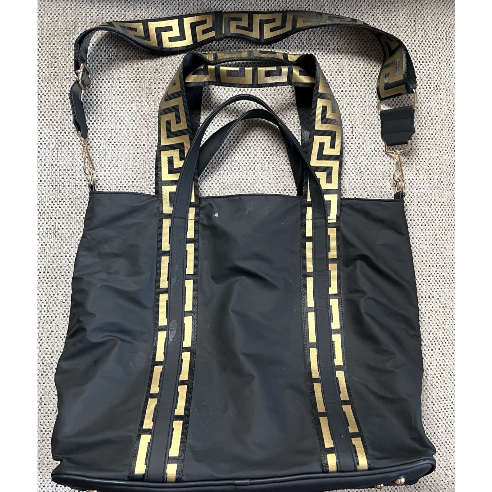 Versace Versace Bag Black Tote Shoulder Purse Perfume Promo Size ONE SIZE - 6 Thumbnail