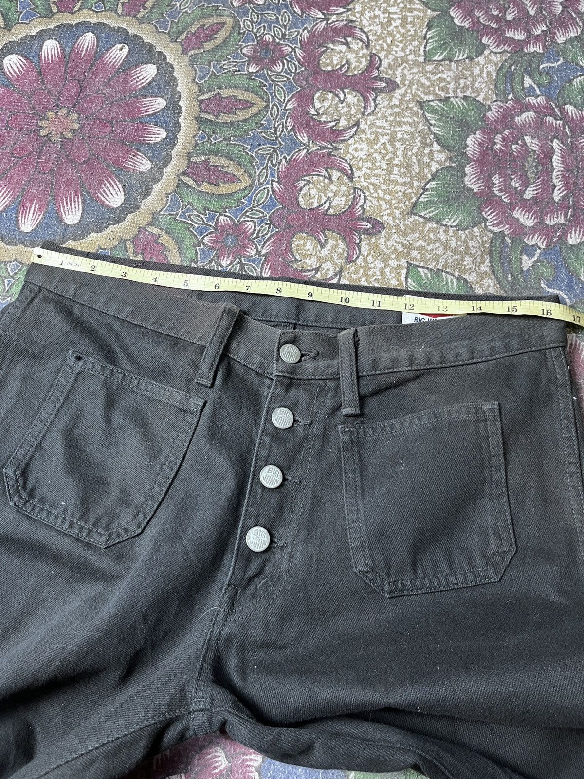 If Six Was Nine Super Flare Big John Distressed Jeans Size US 30 / EU 46 - 11 Thumbnail