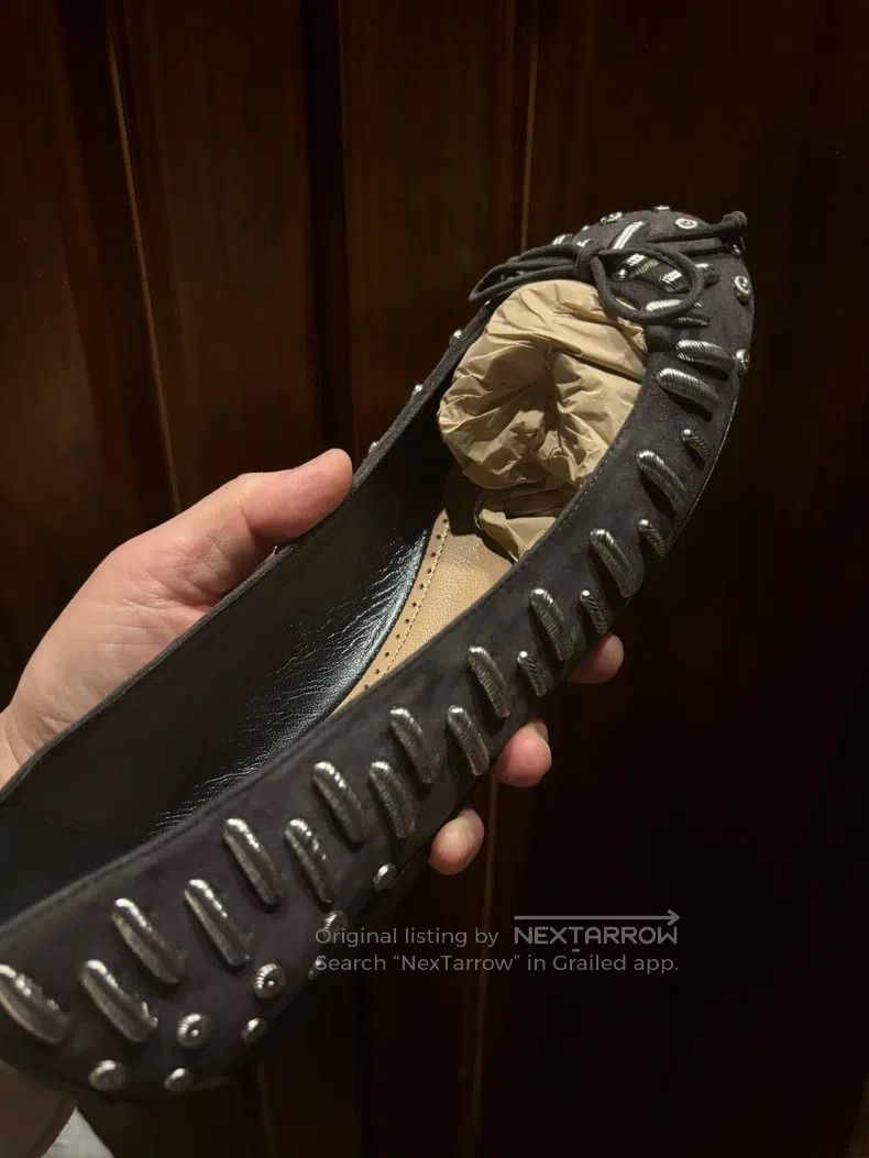 Alaia Alaia Studded Ballet Flats Size US 5.5 / IT 35.5 - 2 Thumbnail