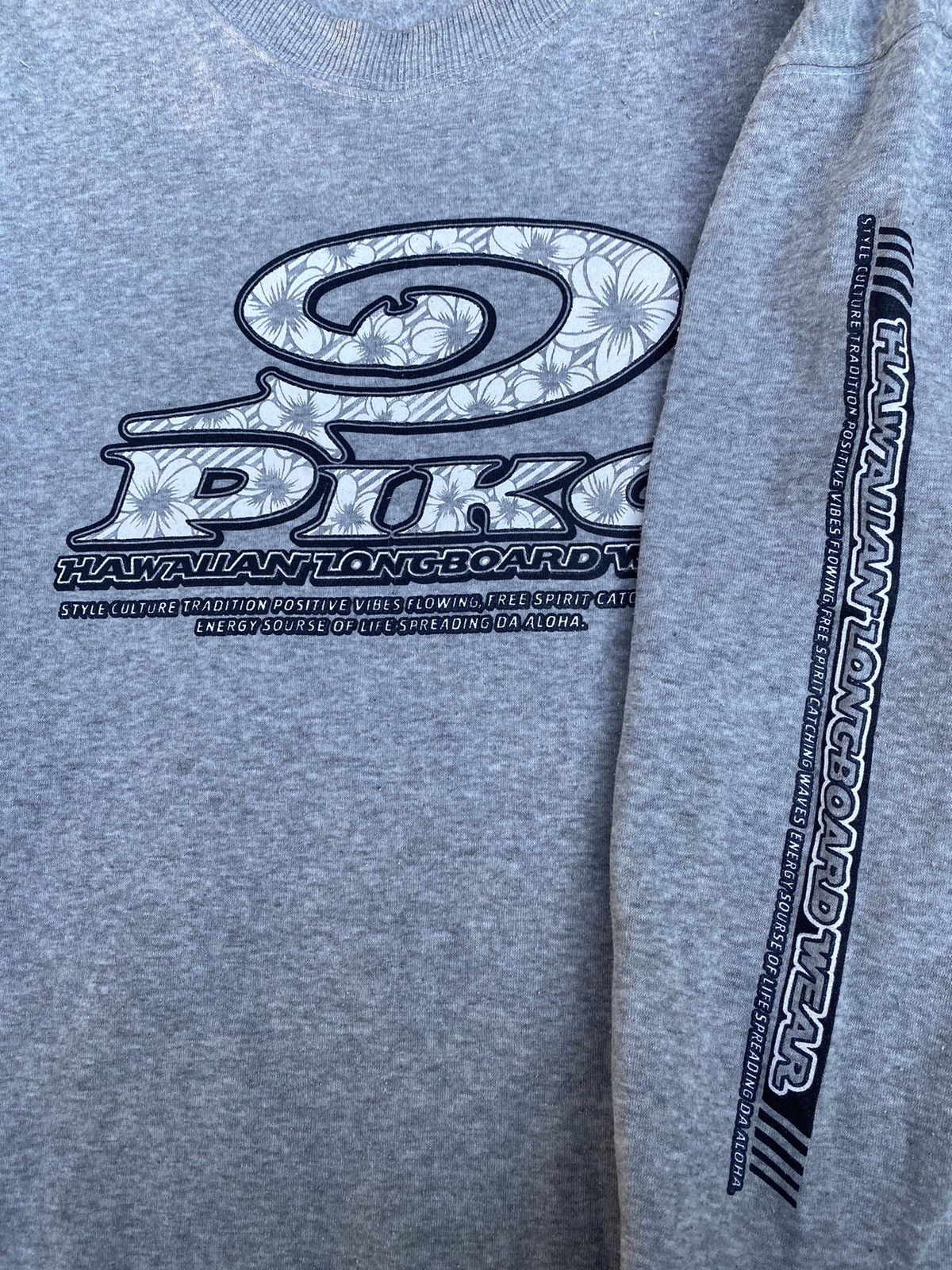 Vintage Vintage 90s Piko Hawaiian Longboard Wear Sweatshirt. #D3 Size US L / EU 52-54 / 3 - 3 Thumbnail