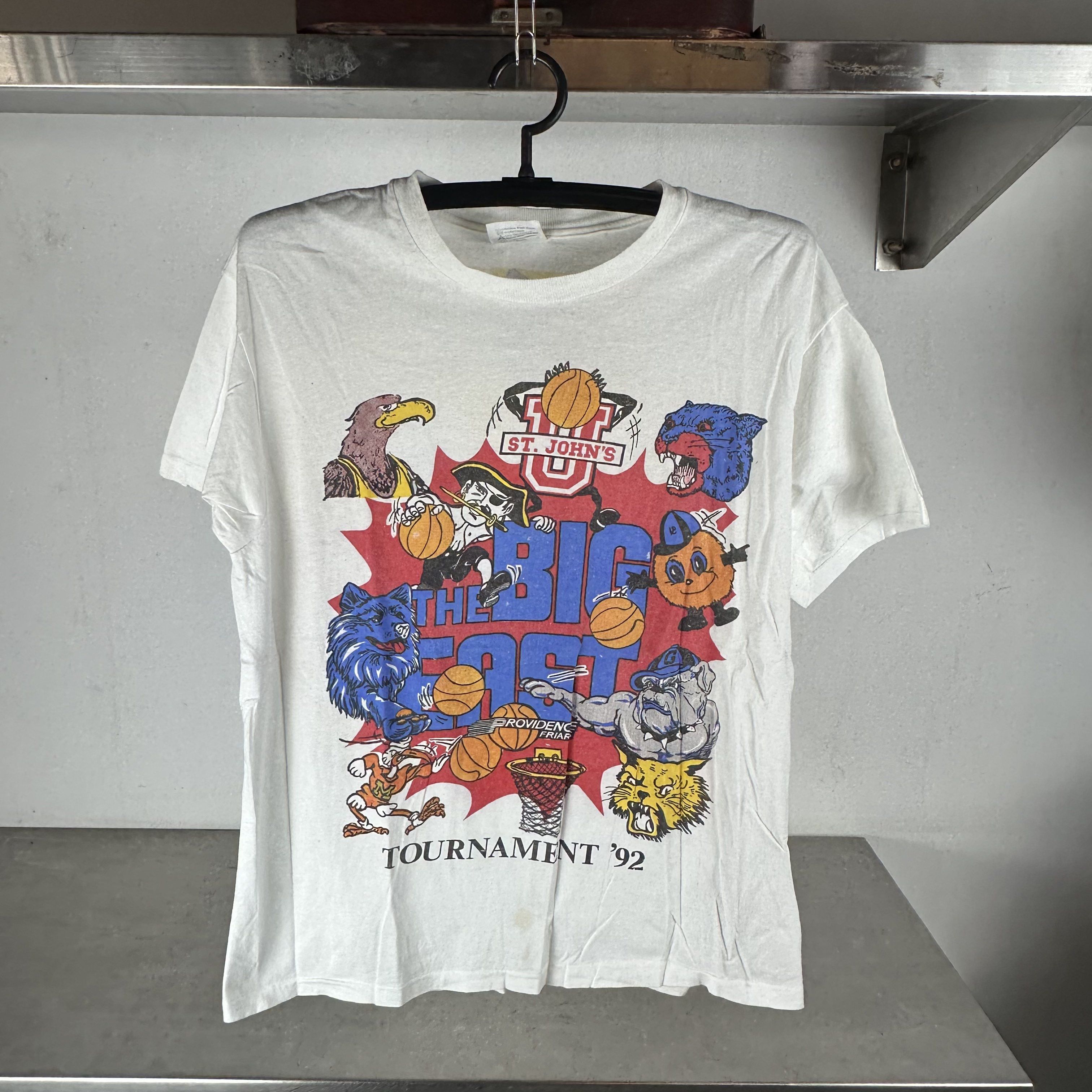 Vintage 1992 NCAA Basketball The Big East Tournament T-shirt