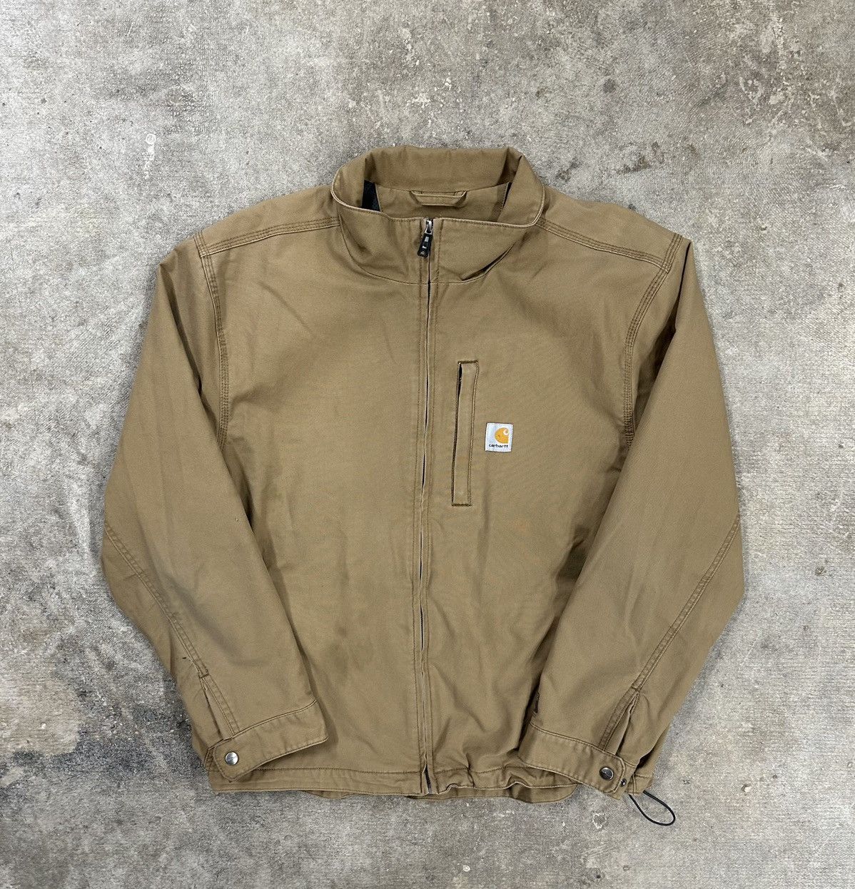 Carhartt Crazy Y2K Carhartt Quick Duck Zip Up Workwear Jacket Size US XL / EU 56 / 4 - 1 Thumbnail