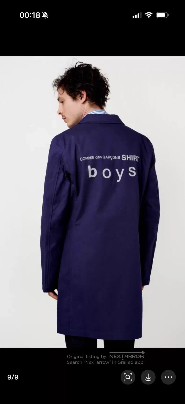 Comme des Garcons Comme des Garcons Printed staff uniform trench coat Size M / US 6-8 / IT 42-44 - 7 Thumbnail