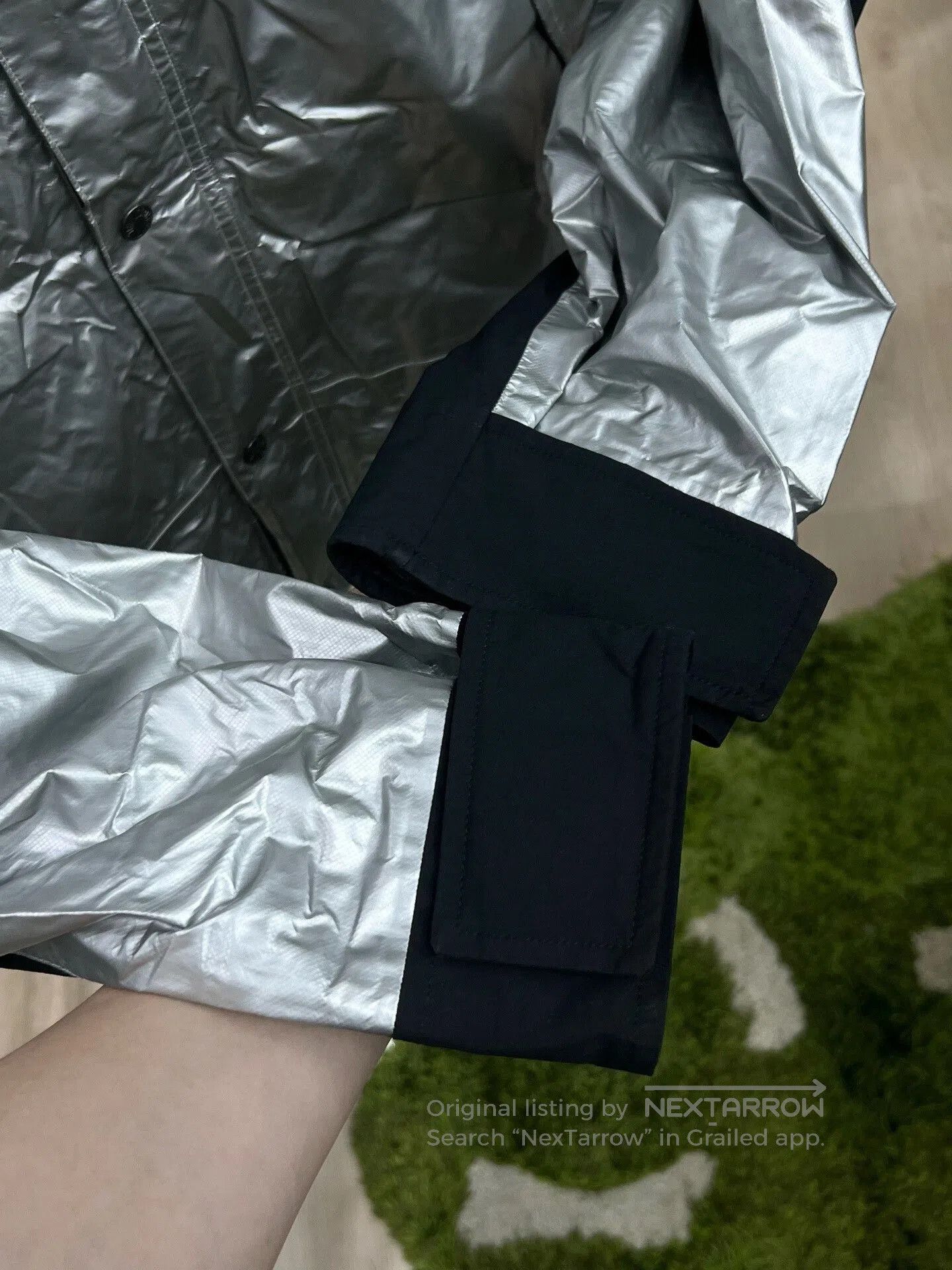 Supreme TNF Silver Jacket Size L.