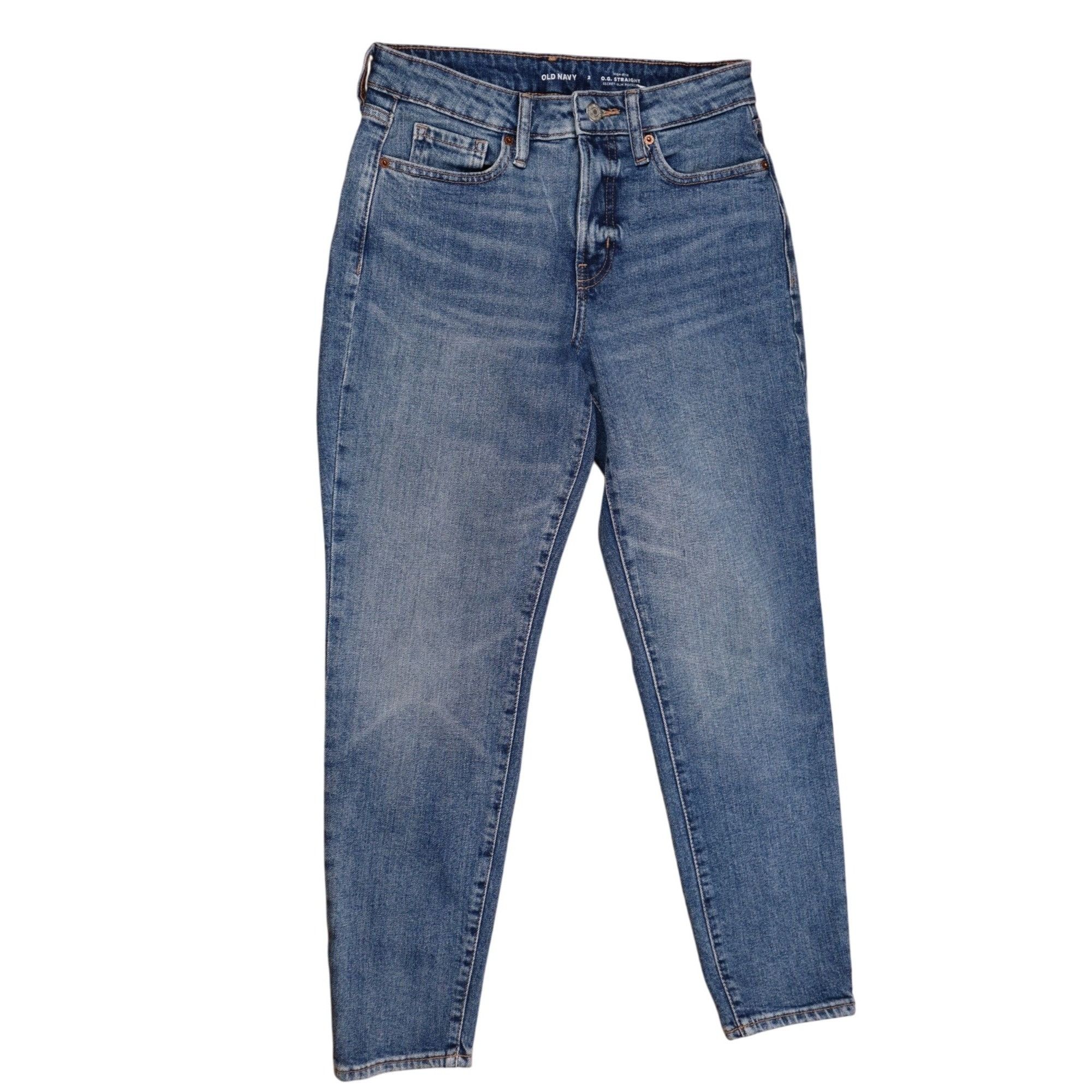 Old Navy Old Navy High-Rise O.G. Straight Jeans - Size 2 Size 26" / US 2 / IT 38 - 1 Thumbnail