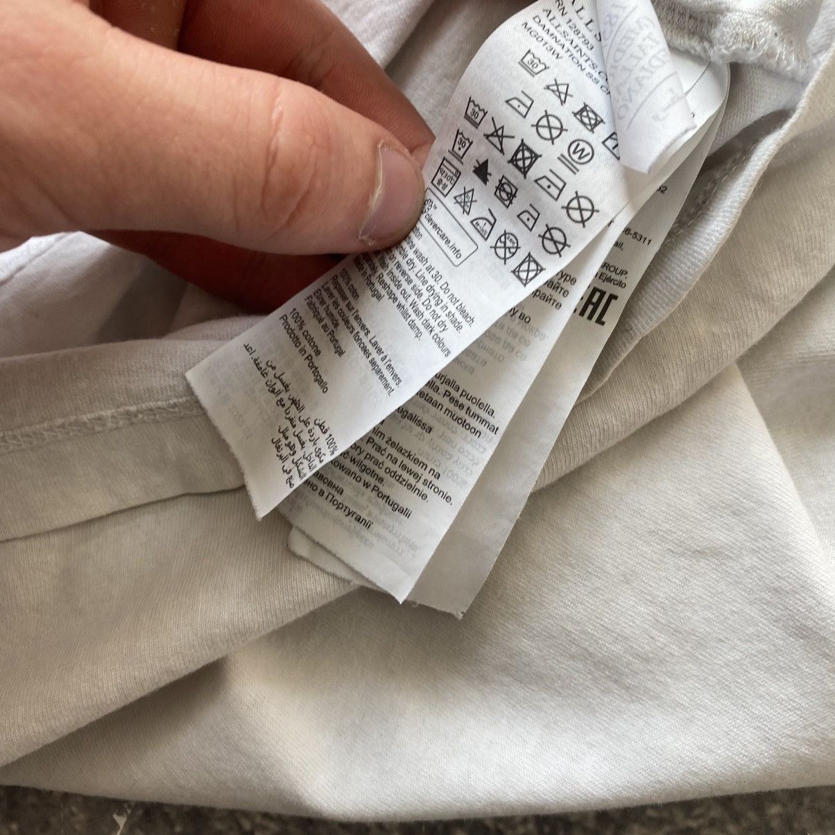 Allsaints Designer Allsaints Big Graphic logo Men’s y2k opium tee Size US M / EU 48-50 / 2 - 13 Thumbnail