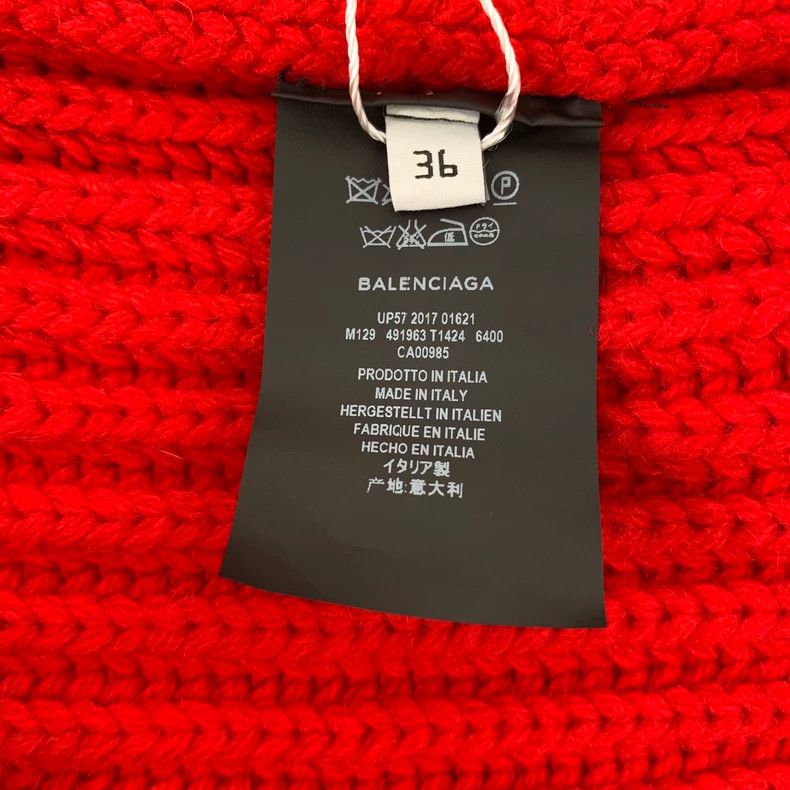 Other Balenciaga size 36 Red turtleneck wool long-sleeve knit sw Size XS / US 0-2 / IT 36-38 - 6 Thumbnail