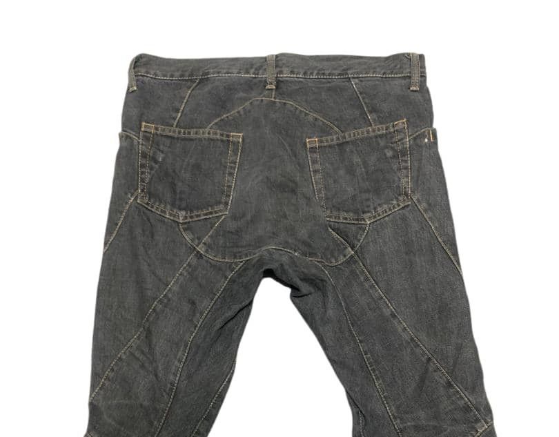 Junya Watanabe AD2004 Junya Watanabe Commes Des Garcons Curve Leg Jeans Size US 35 - 3 Thumbnail